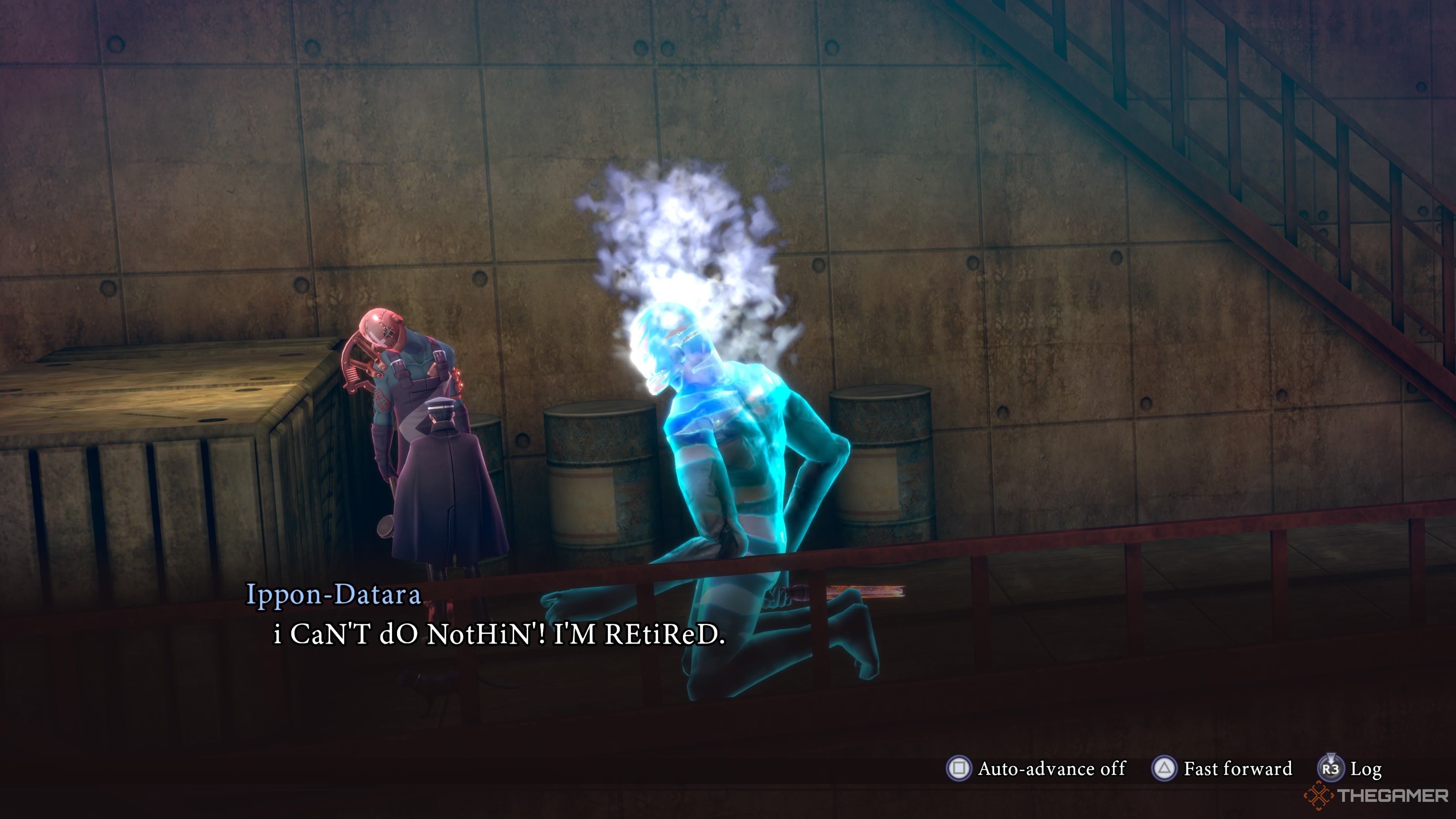 Ippon-Datara telling Raidou it retired in Raidou Remastered The Mystery of the Soulless Army.
