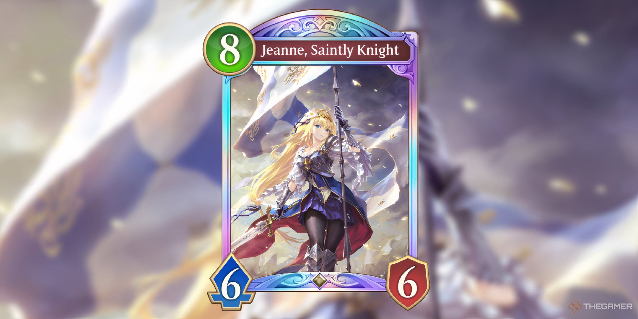 Jeanne, Saintly Knight from Shadowverse_ Worlds Beyond.