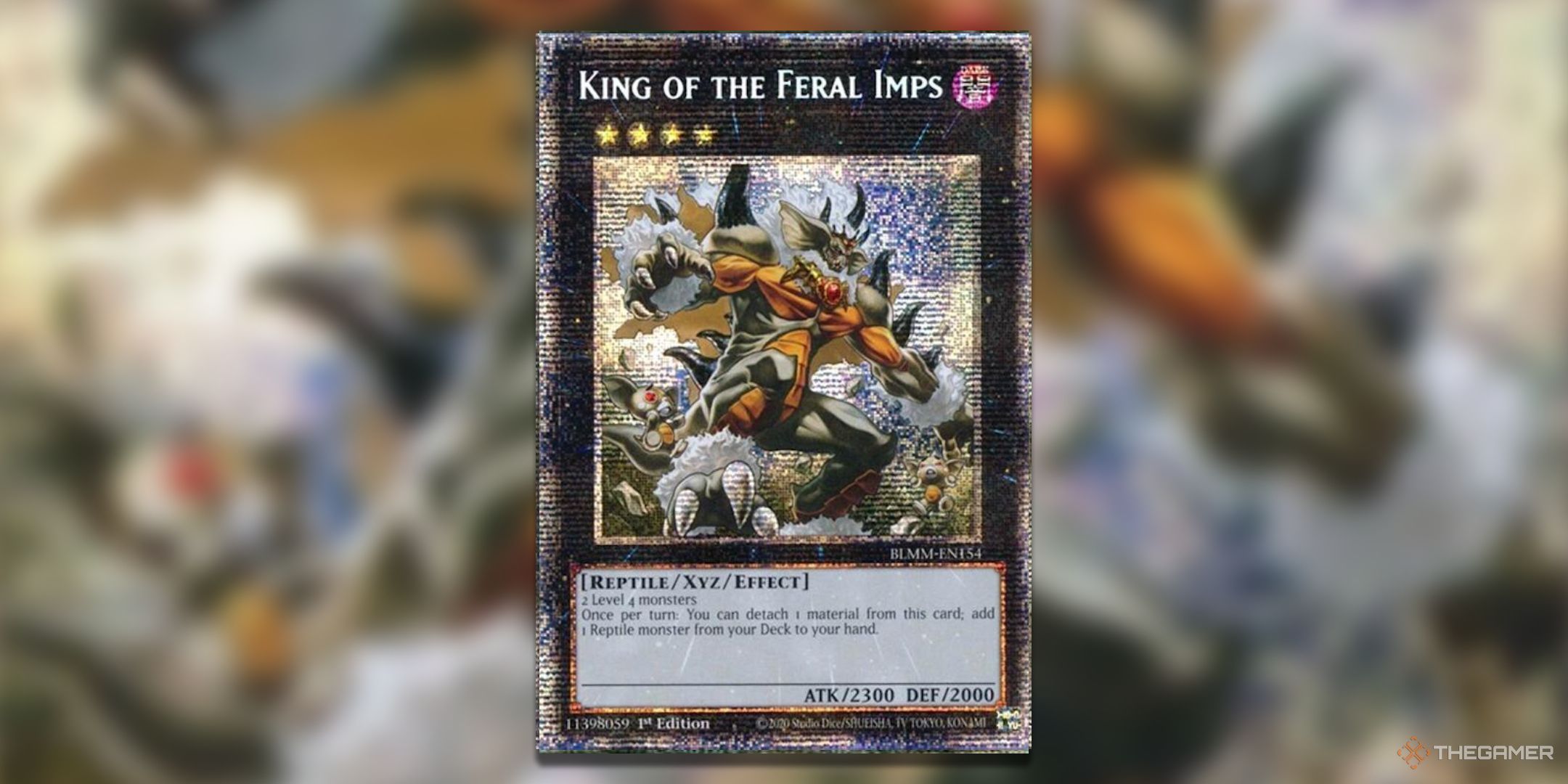 King of the Feral Imps Yu-Gi-Oh! TCG Battles of Legend Monster Mayhem Starlight Rare card art.
