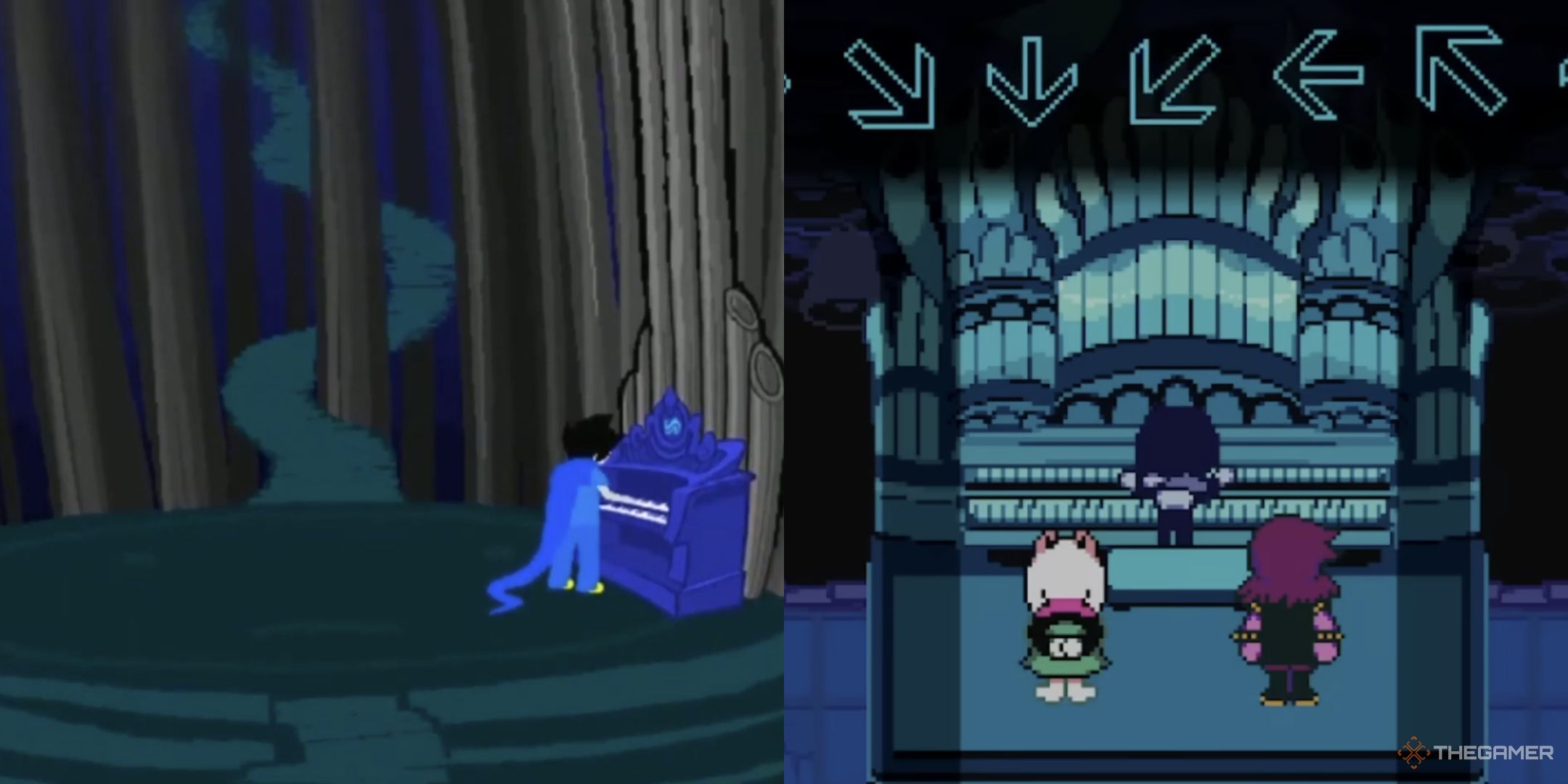 Kris and John Egbert both use Organs in this side by side image.