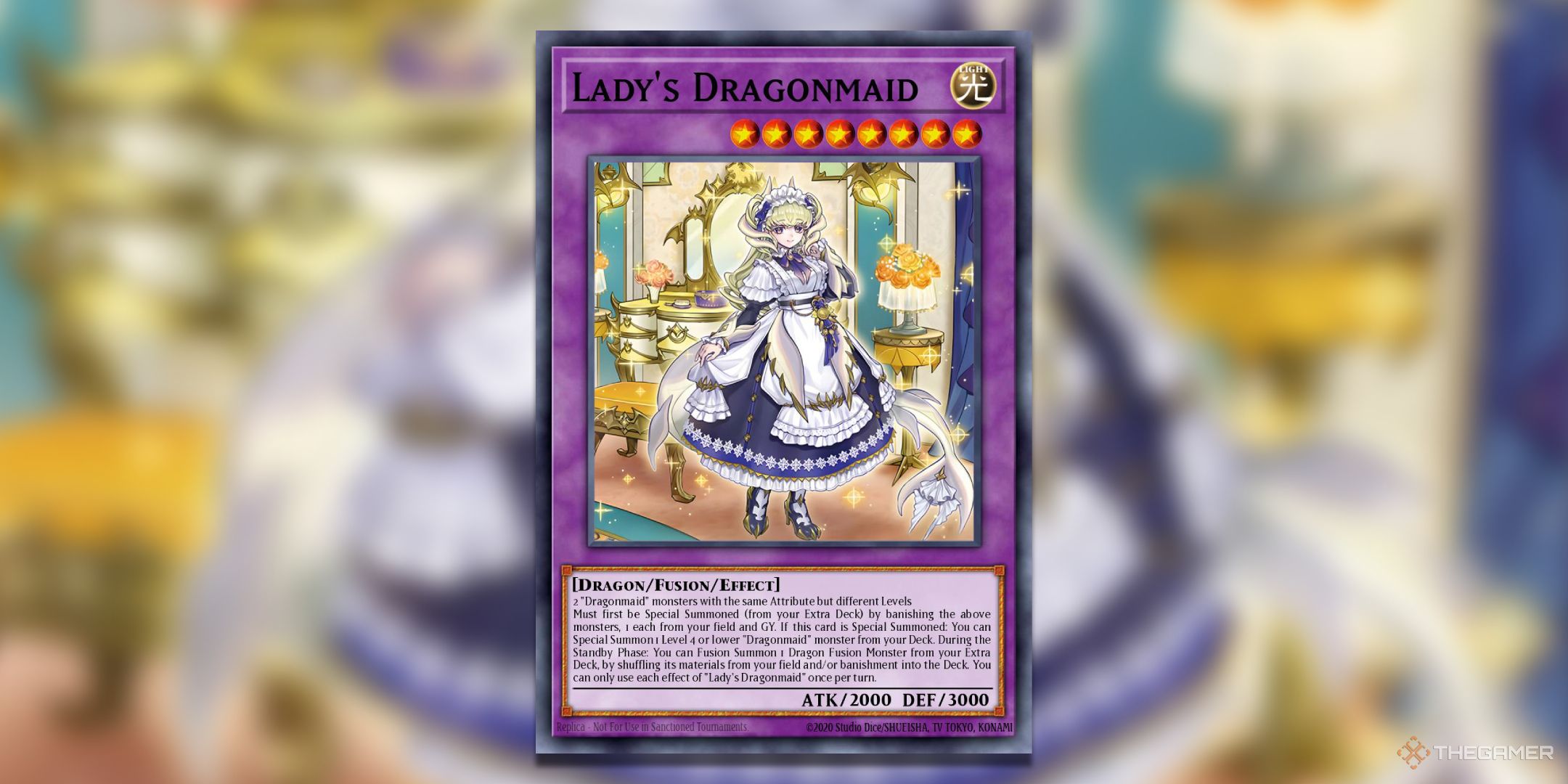 Lady's Dragonmaid Yu-Gi-Oh! TCG Battles of Legend Monster Mayhem card art.