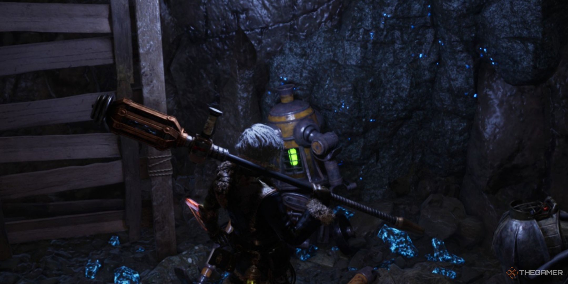 Player finds the Crusher Puppet deep in the mines in Lies of P: Overture.