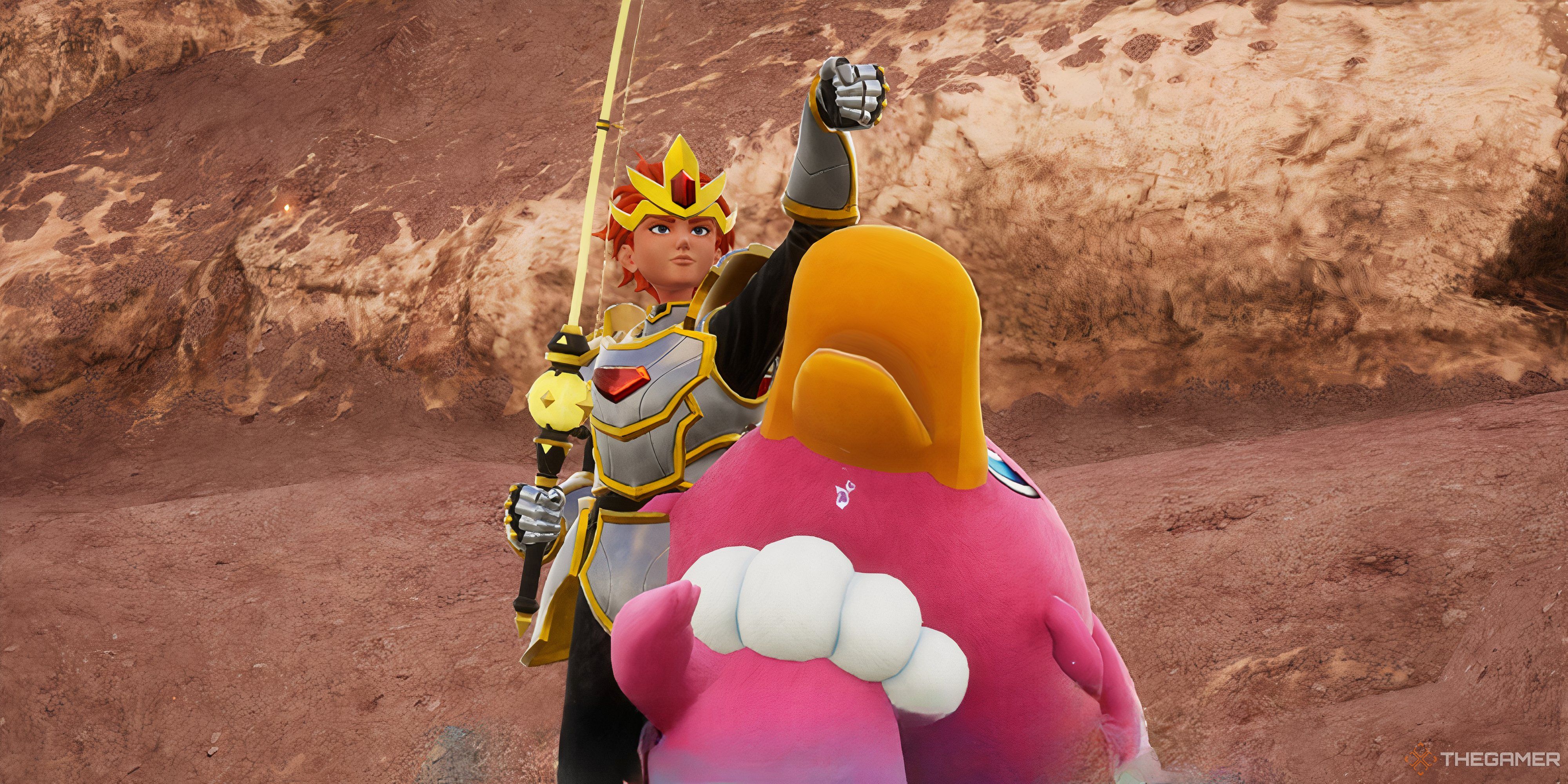 Player just got Fuack Ignis pal from fishing - Palworld