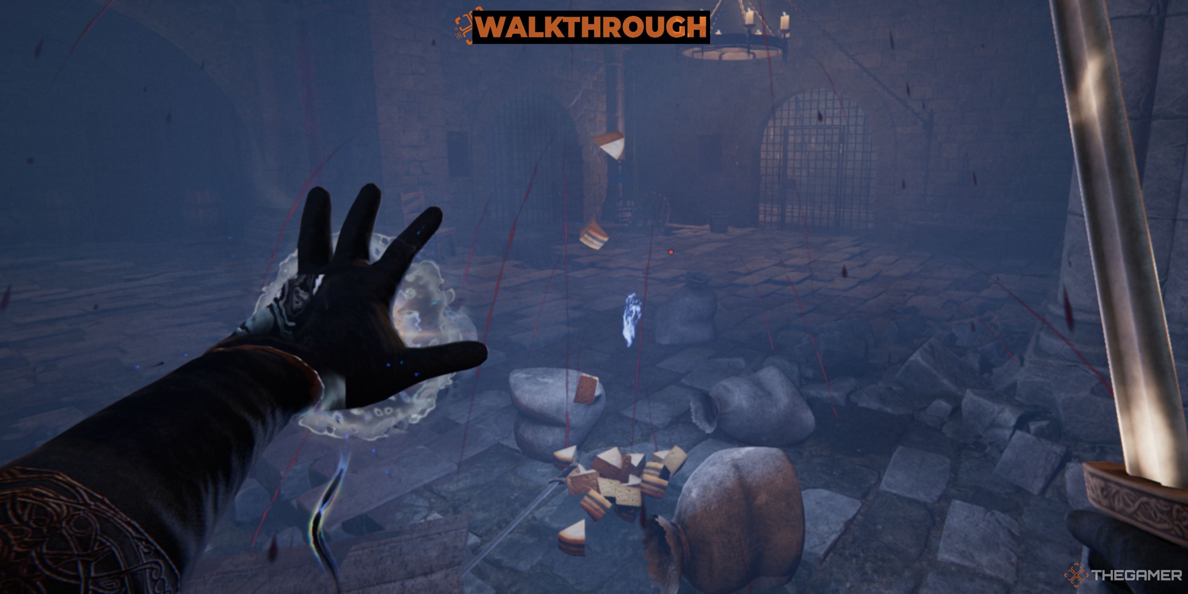 Player just turned someone into cheese - Tainted Grail The Fall Of Avalon