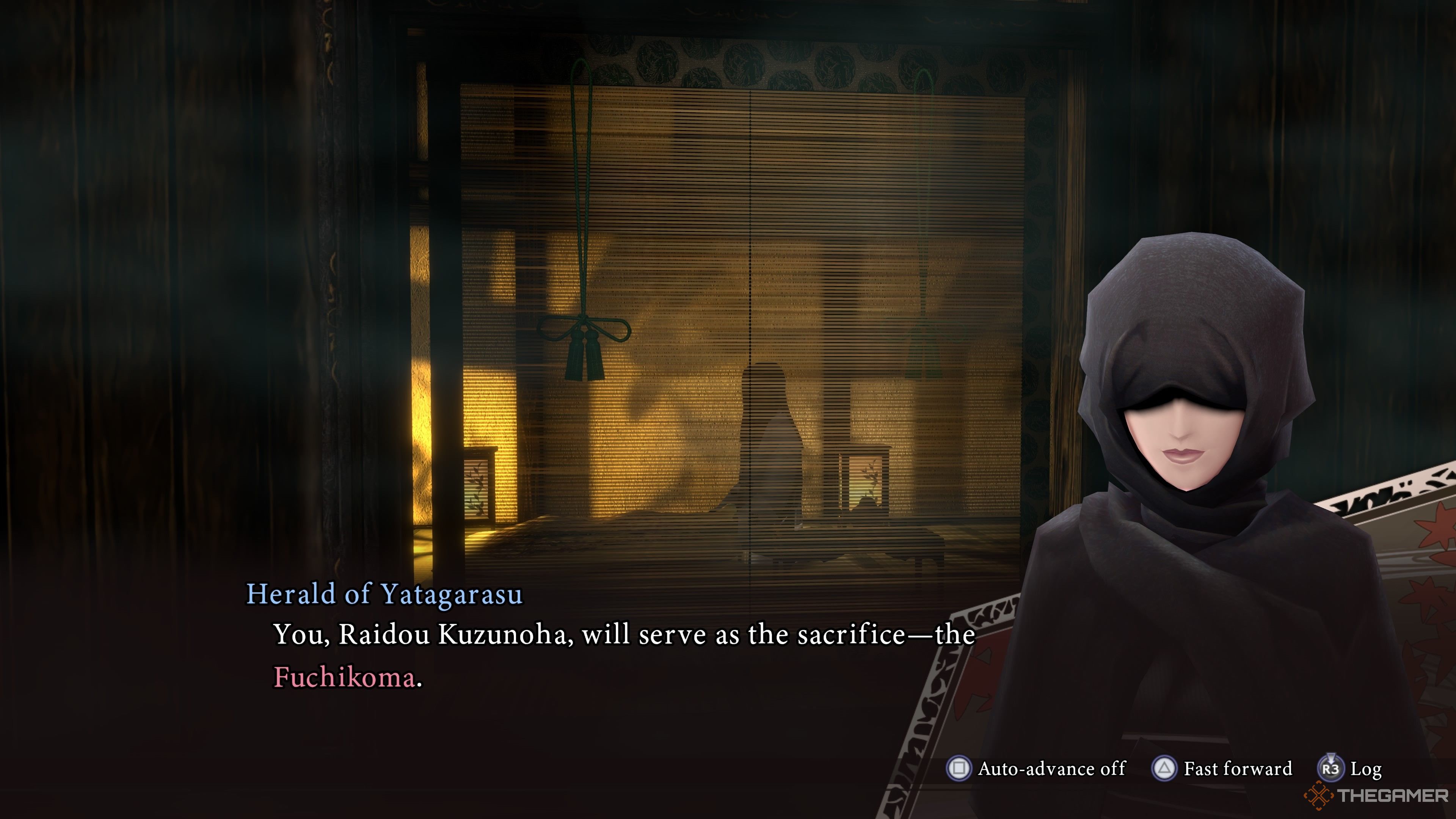 Raidou becoming the Fuchikoma in Raidou Remastered The Mystery of the Soulless Army.