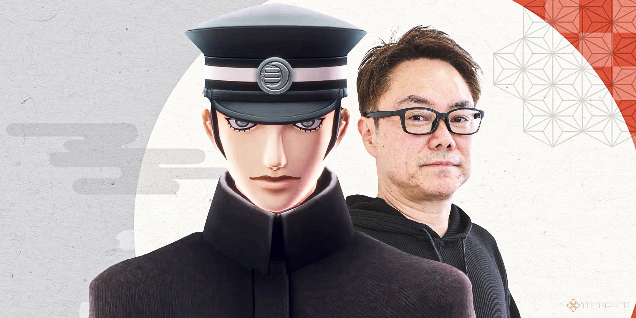 Kazuyuki Yamai besides Raidou.