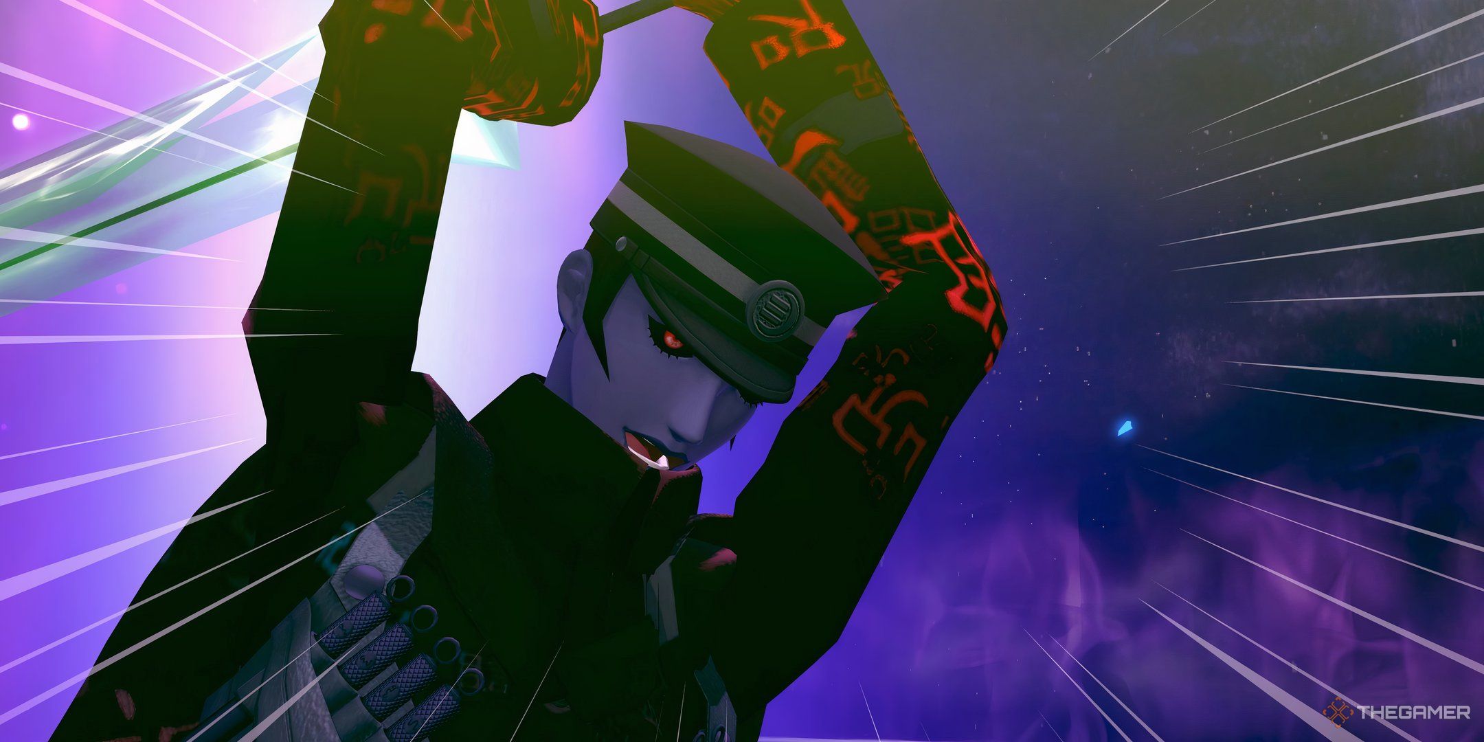Raidou with a curse in Raidou Remastered The Mystery of the Soulless Army.-1