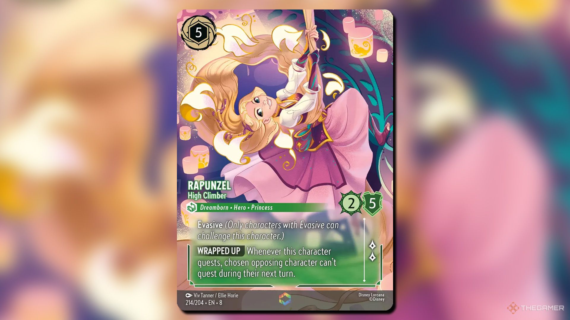 Rapunzel, High Climber from Reign of Jafar set in Disney Lorcana.