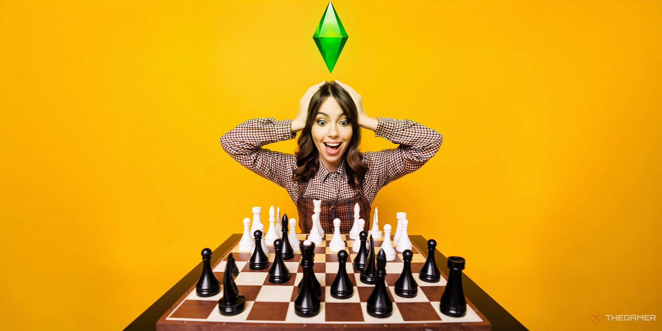 Real-life Sims 4 chess.