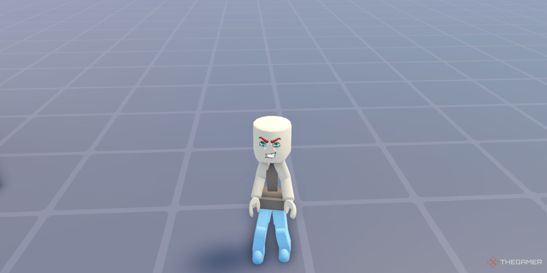 a player in Gym Titans on Roblox