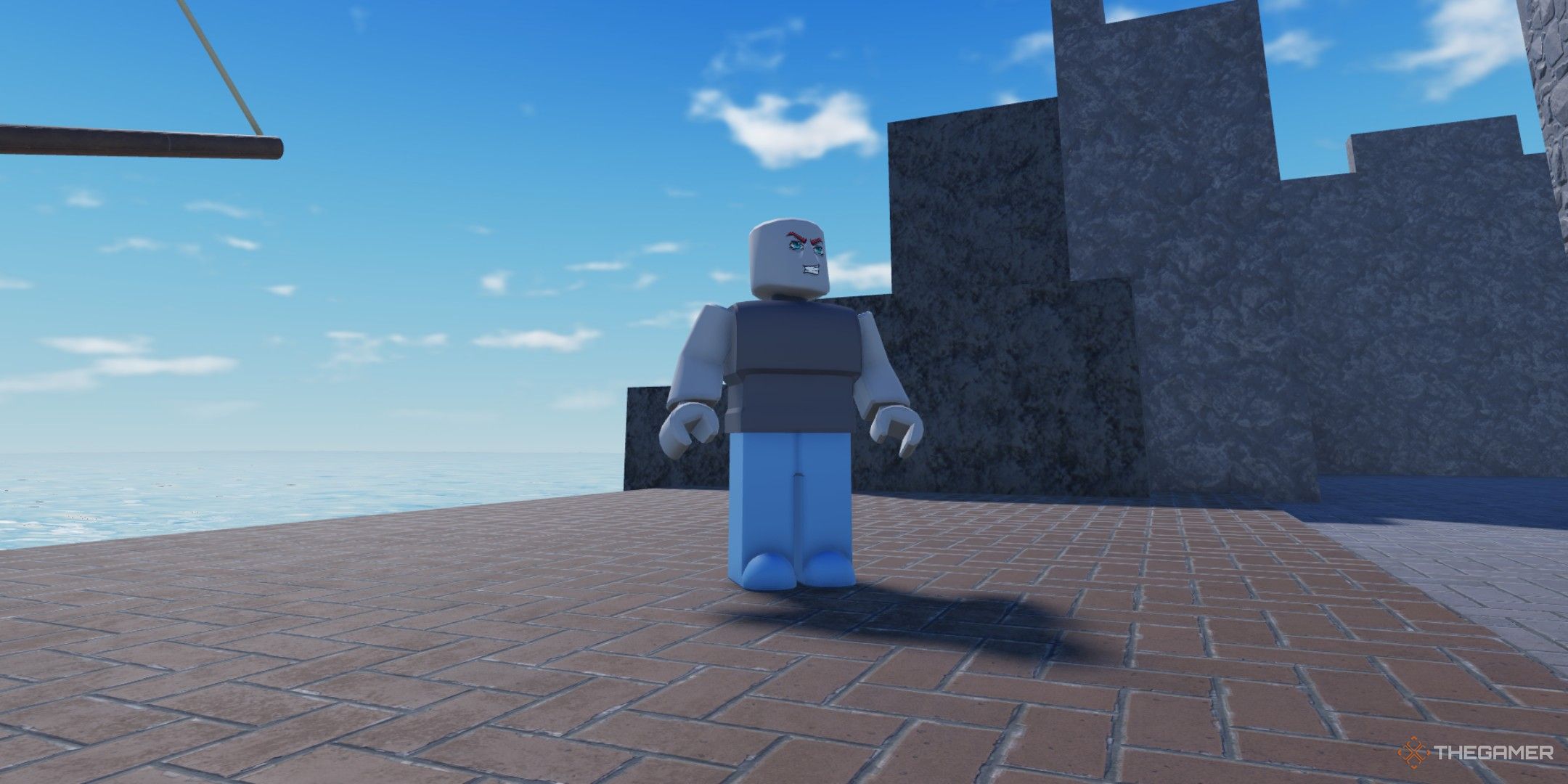 a player in Dark Journey on Roblox