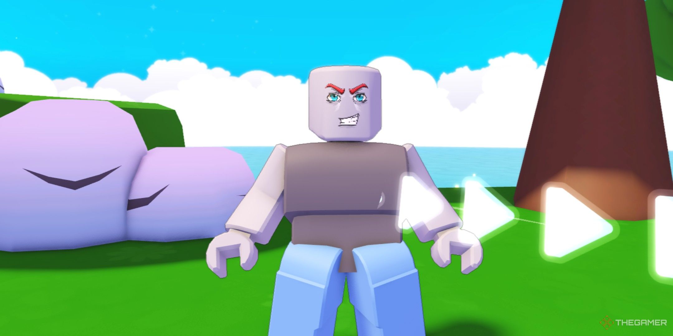 a player in Anime Verse X on Roblox