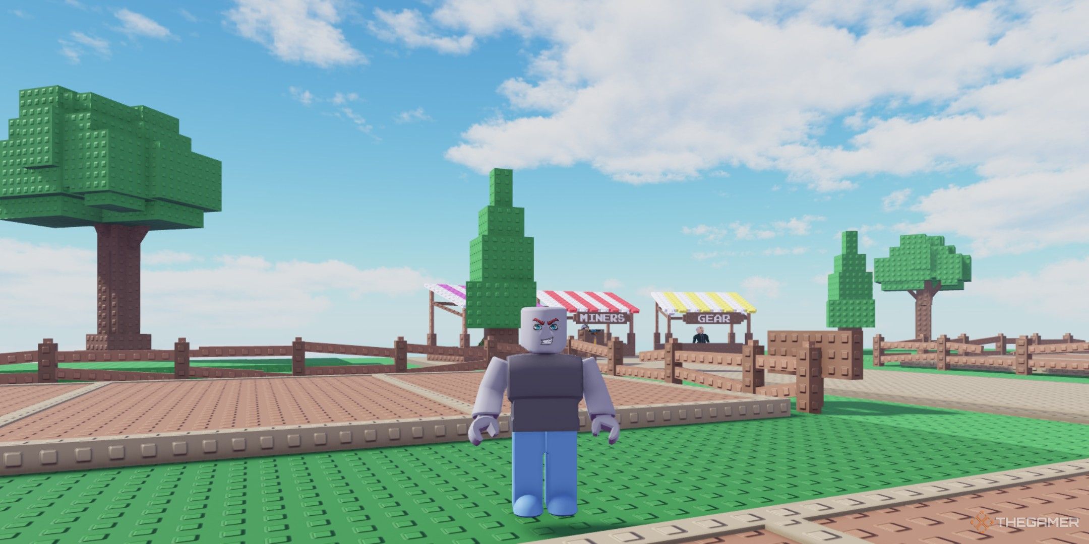 a player in Grow Crystals on Roblox