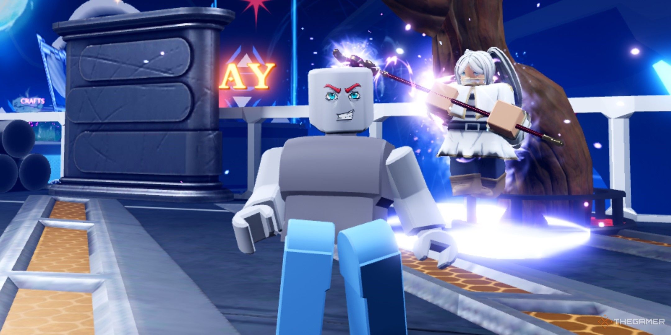a player in Anime Saga on Roblox