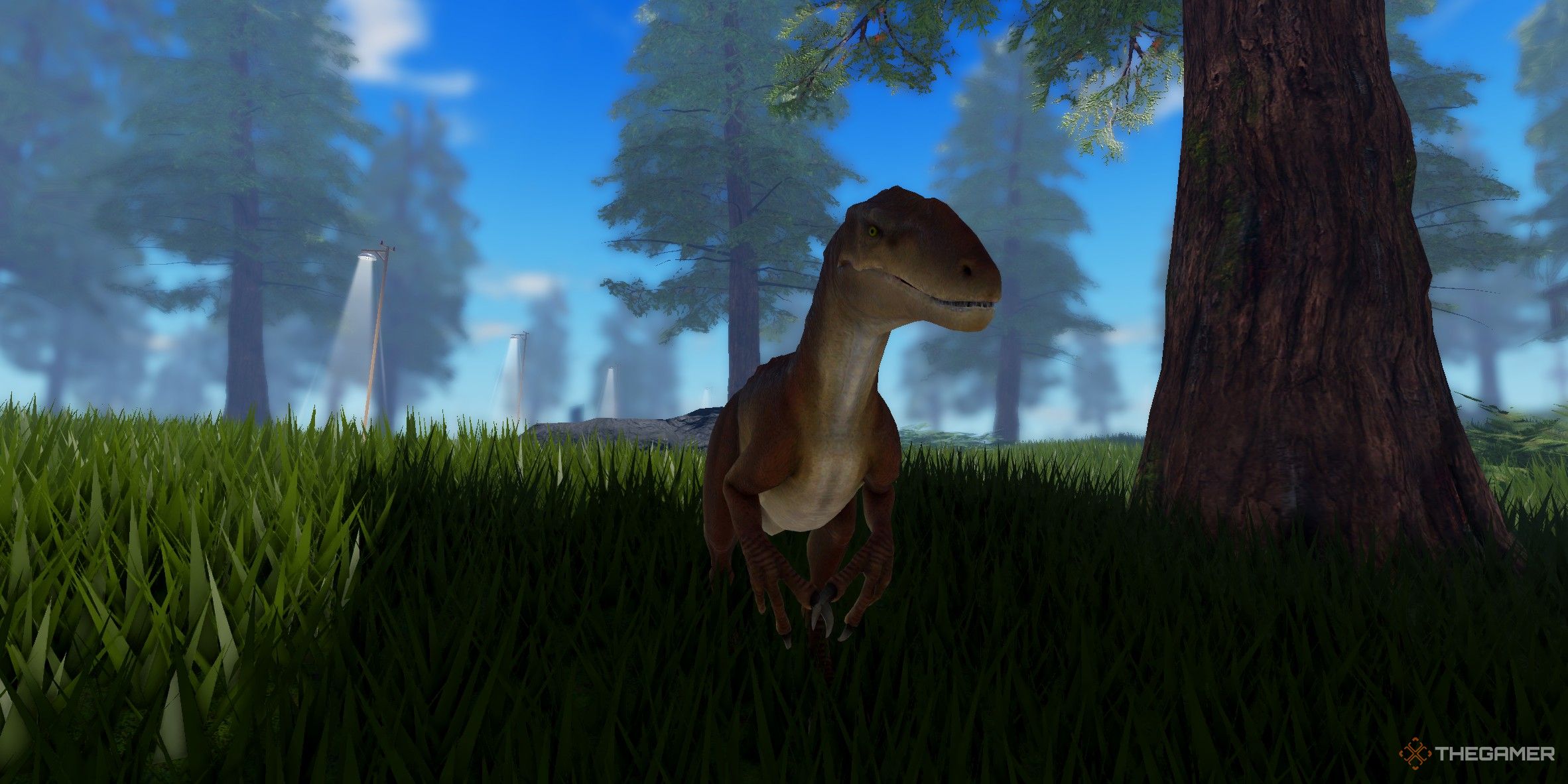 a player in JURASSIC GENESIS on Roblox