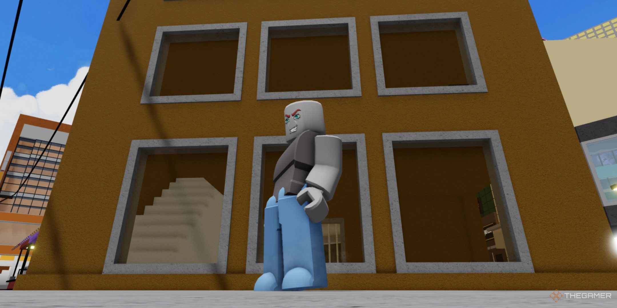 a player in Jujutsu Beatdown on Roblox