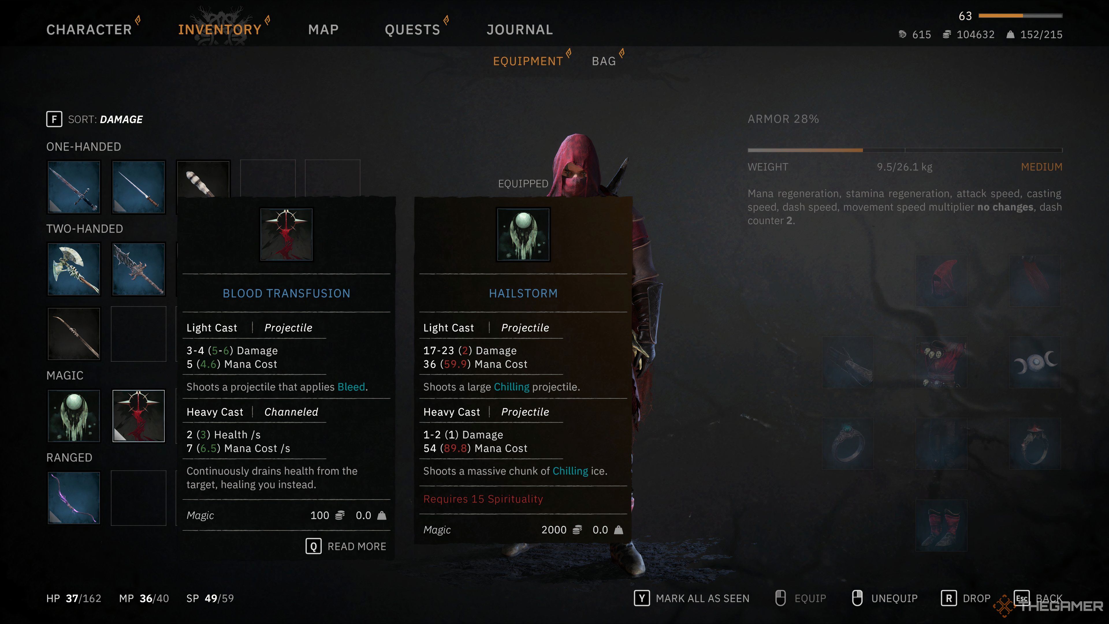Rogue Spells in Tainted Grail Fall of Avalon.