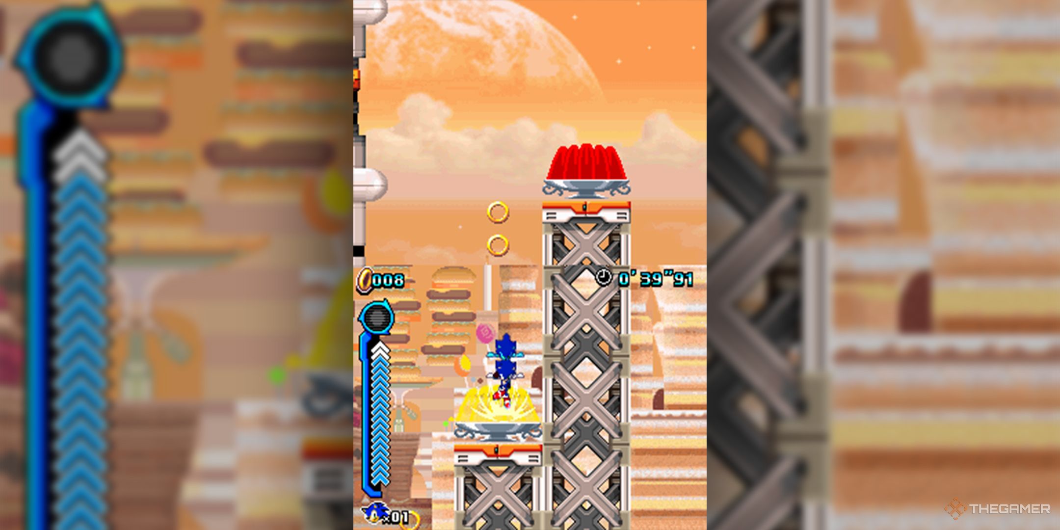 Gameplay of Sonic Colors on the DS.