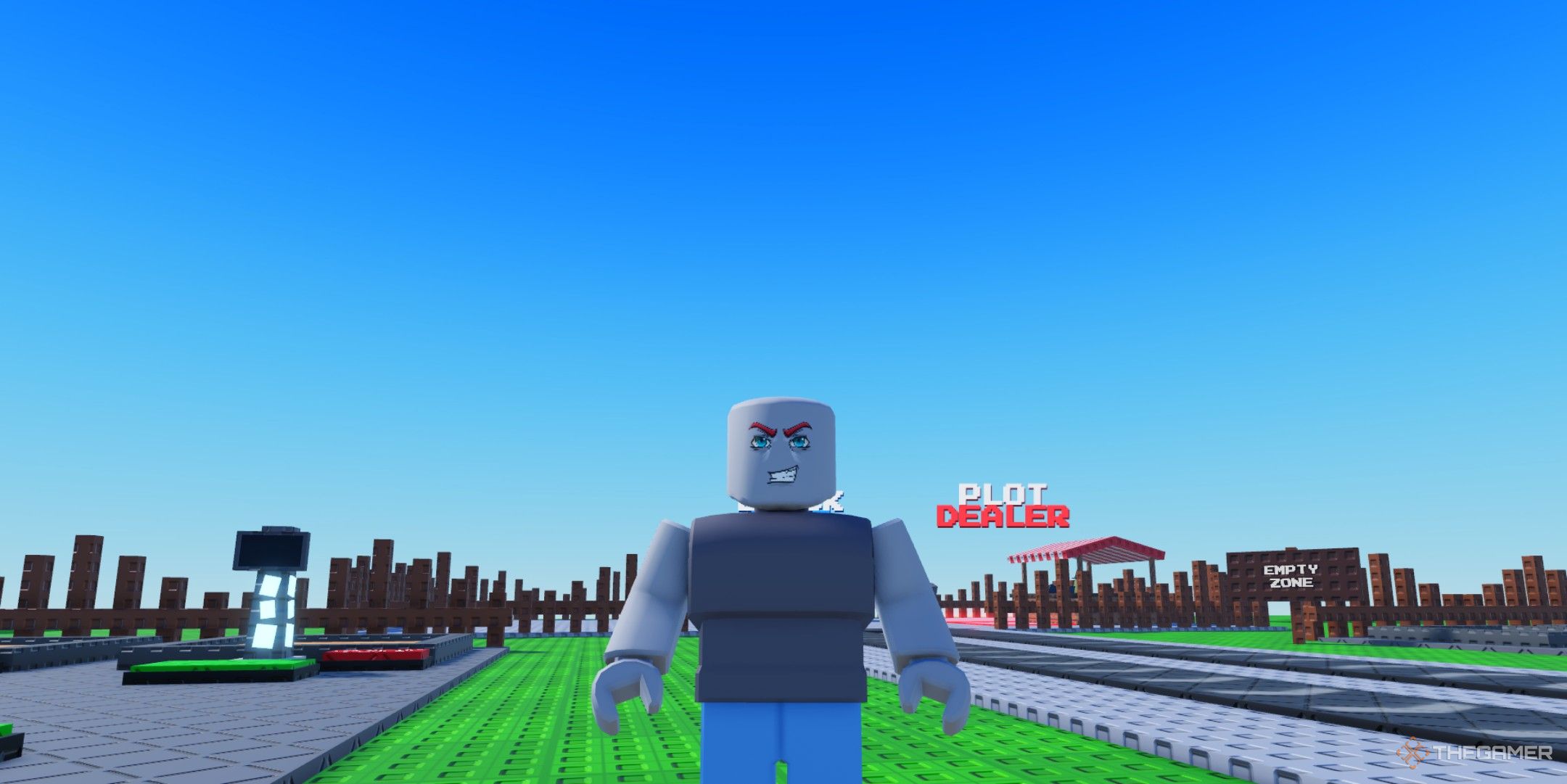 a player in Stack the Blocks on Roblox
