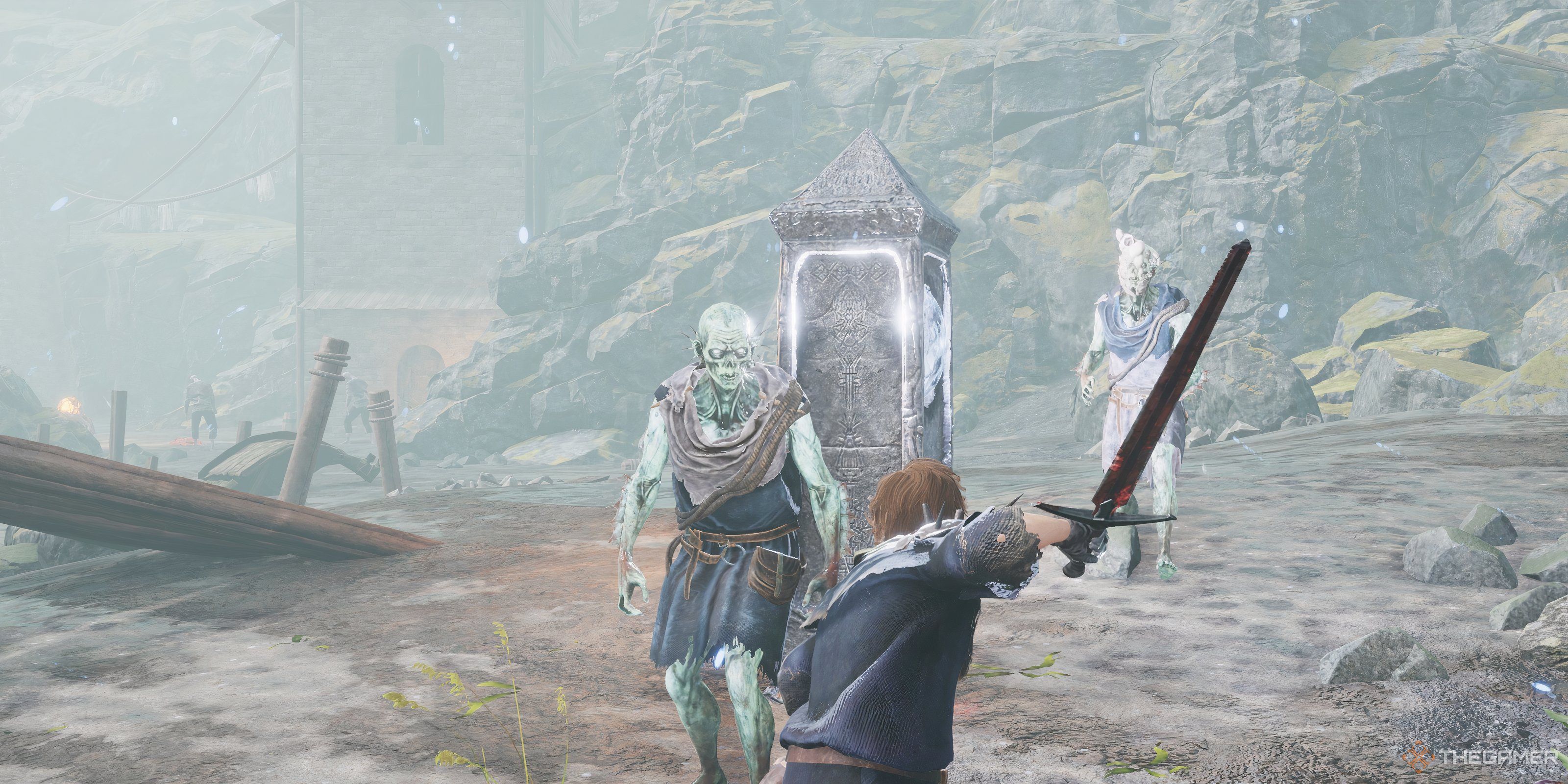 Fighting Drowners For Malachy in Tainted Grail: The Fall Of Avalon.