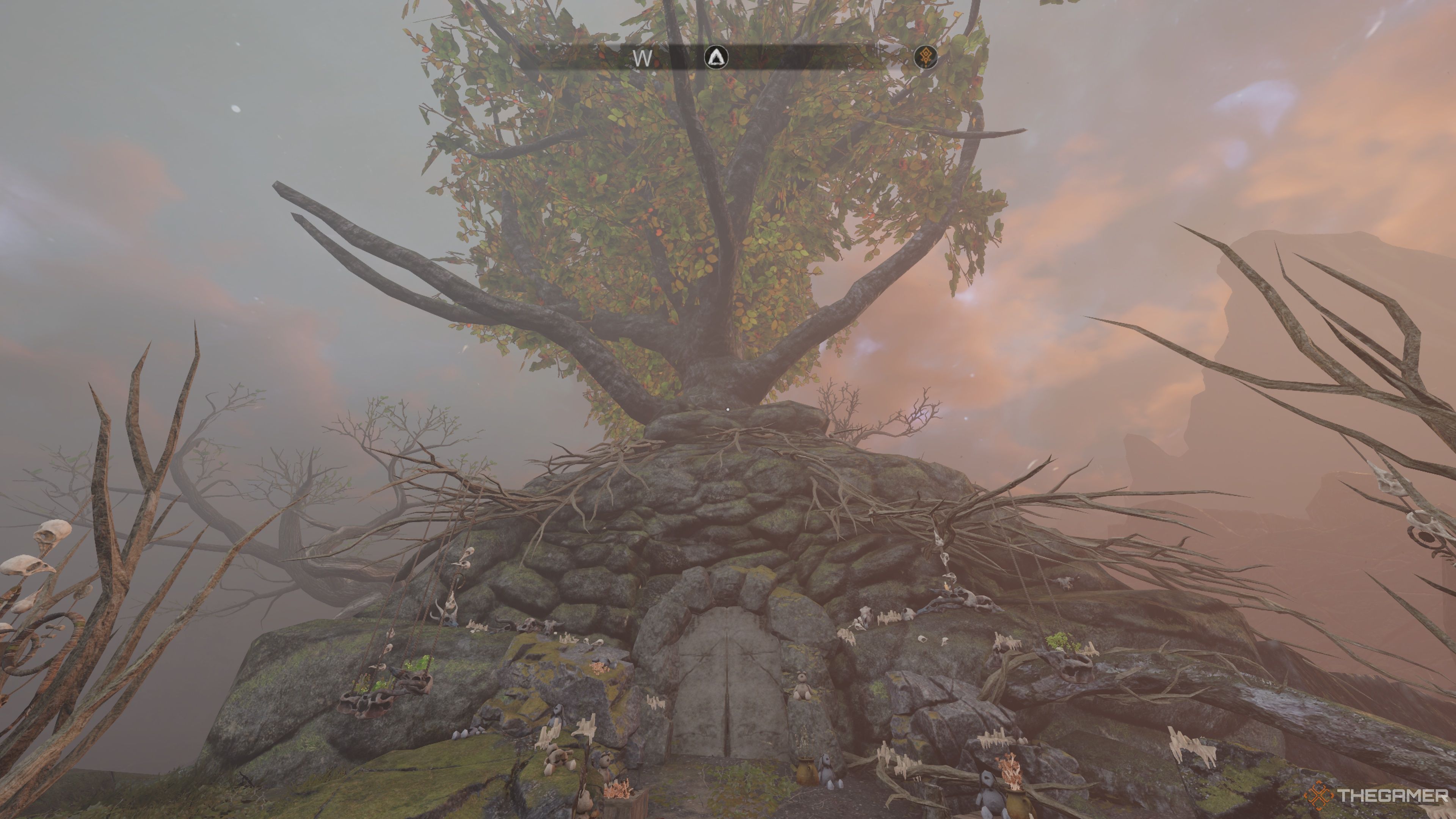 A Tree marks the Tomb Of The Druid in Tainted Grail: The Fall Of Avalon.