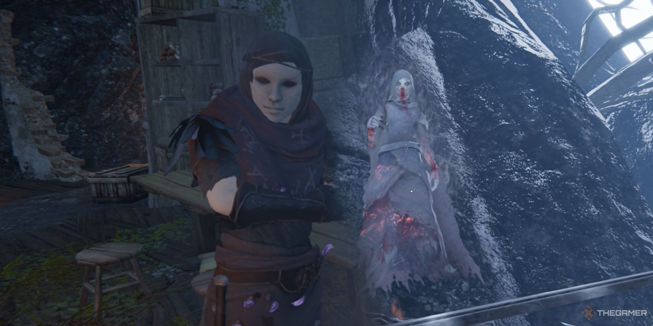 Collage of Self and the Banshee.