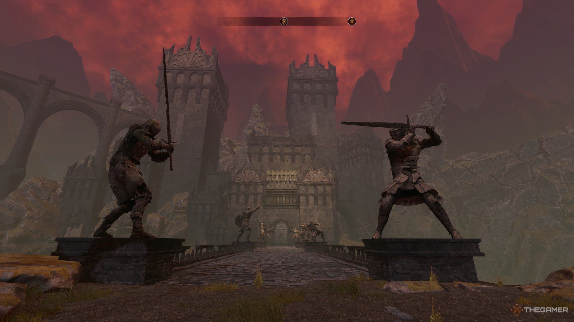 Tainted Grail The Fall of Avalon The bridge leading to the Sagremor castle.