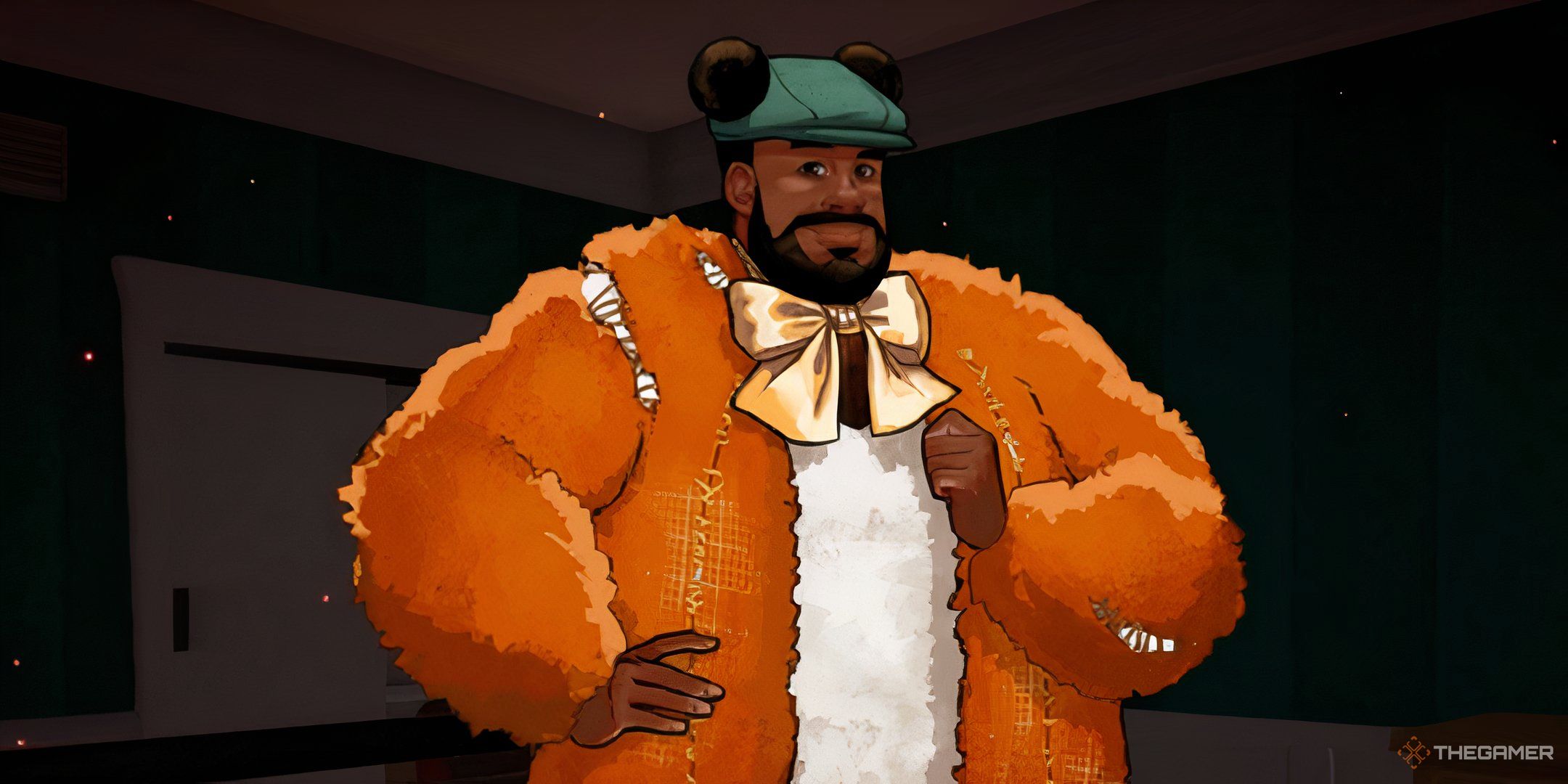 Teddy in your bedroom in Date Everything!