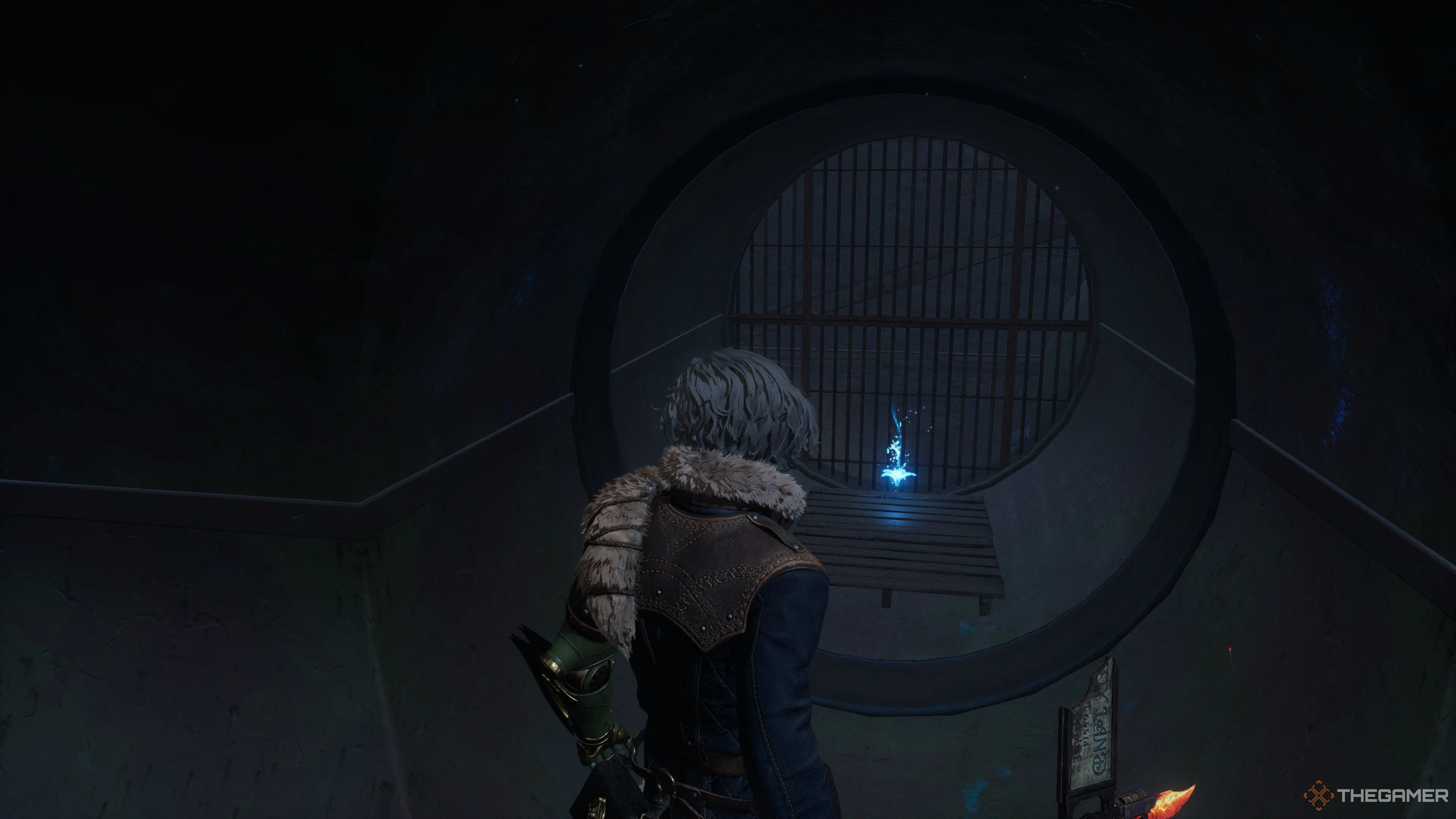 The Ancient Disk in the falling platforming area in Lies Of P Overture.