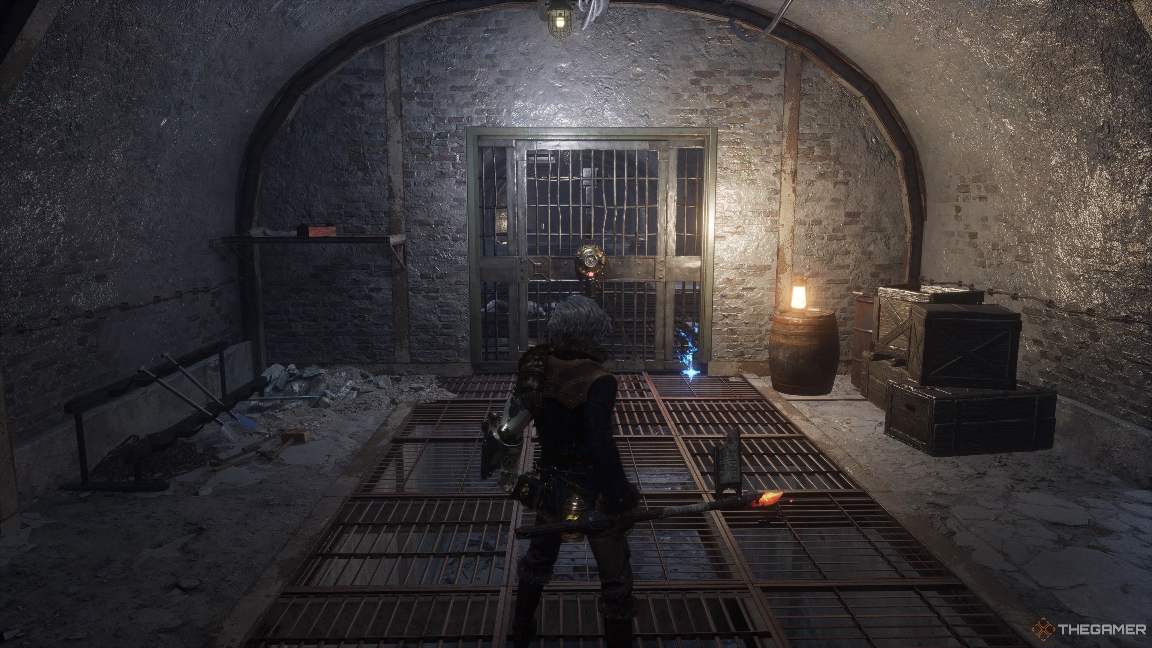 The First Shortcut Back To The Zelator Underground Facility Stargazer in Lies Of P Overture.