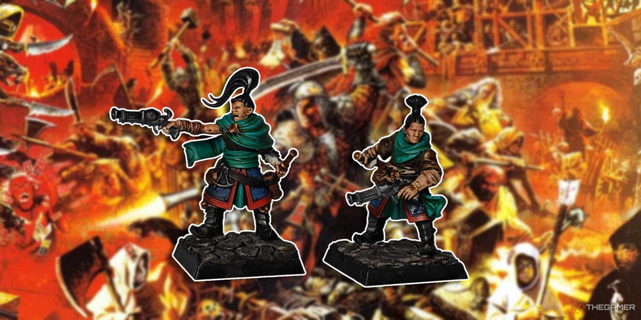 Two Grand Cathayan Mordheim adventurers