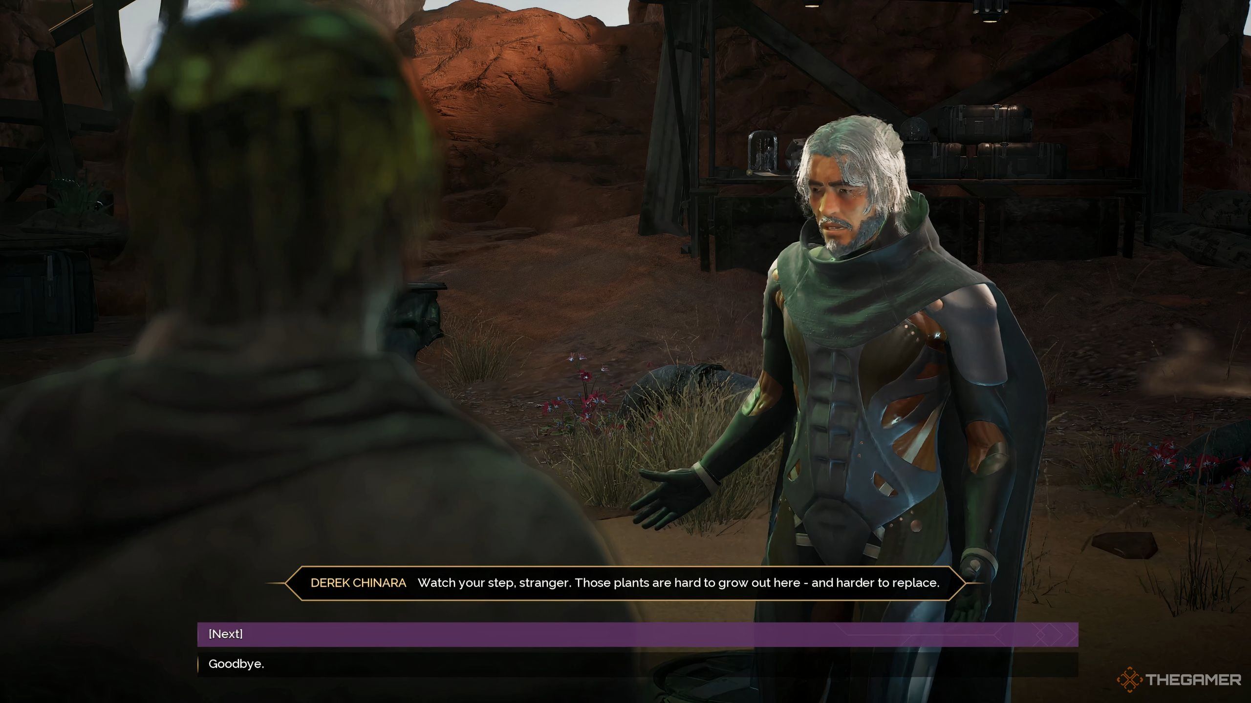 Dr. Derek Chinara the Planetologist in Dune: Awakening.