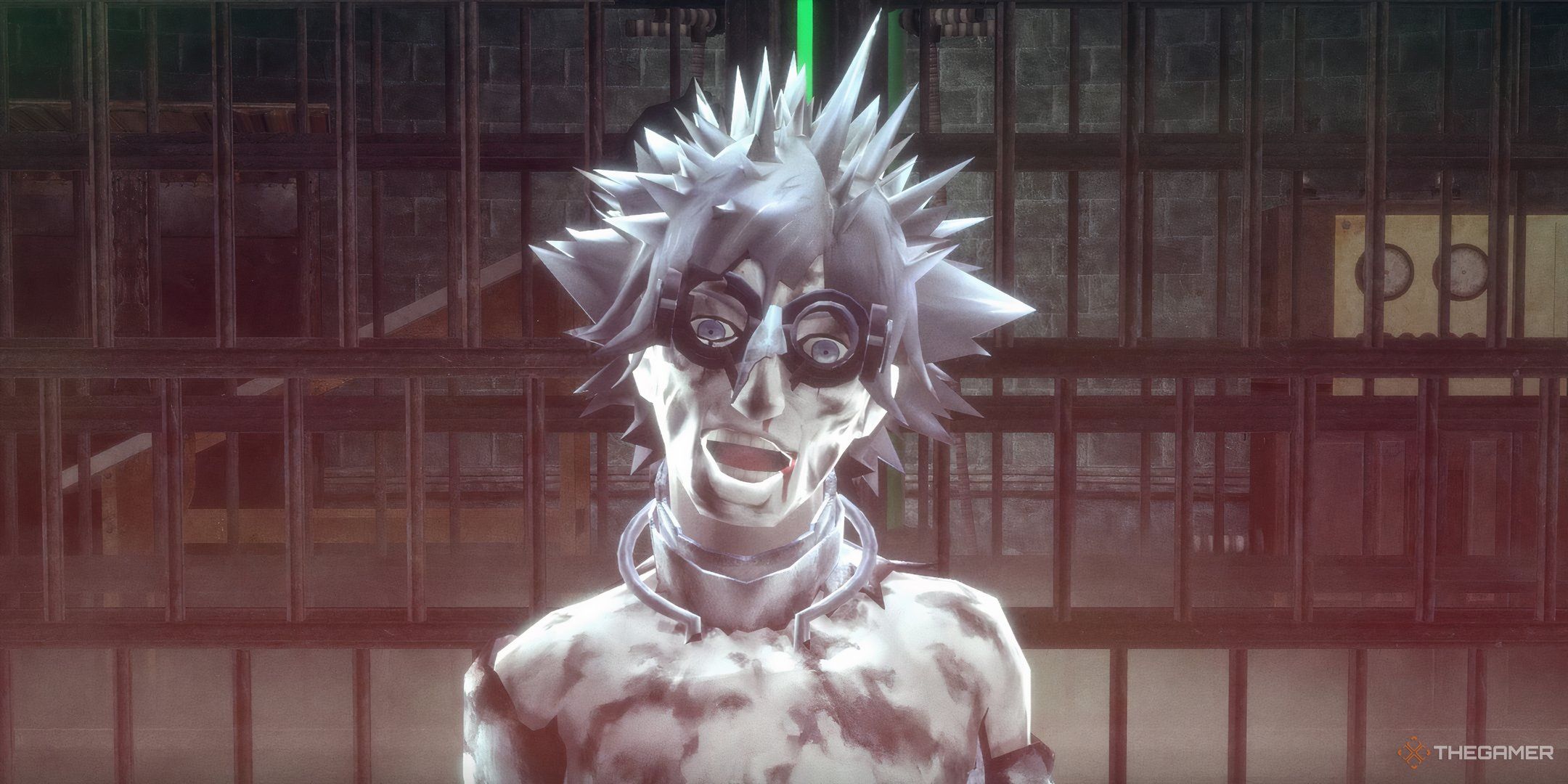 Victor when a fusion goes wrong on a full moon in Raidou Remastered The Mystery of the Soulless Army.