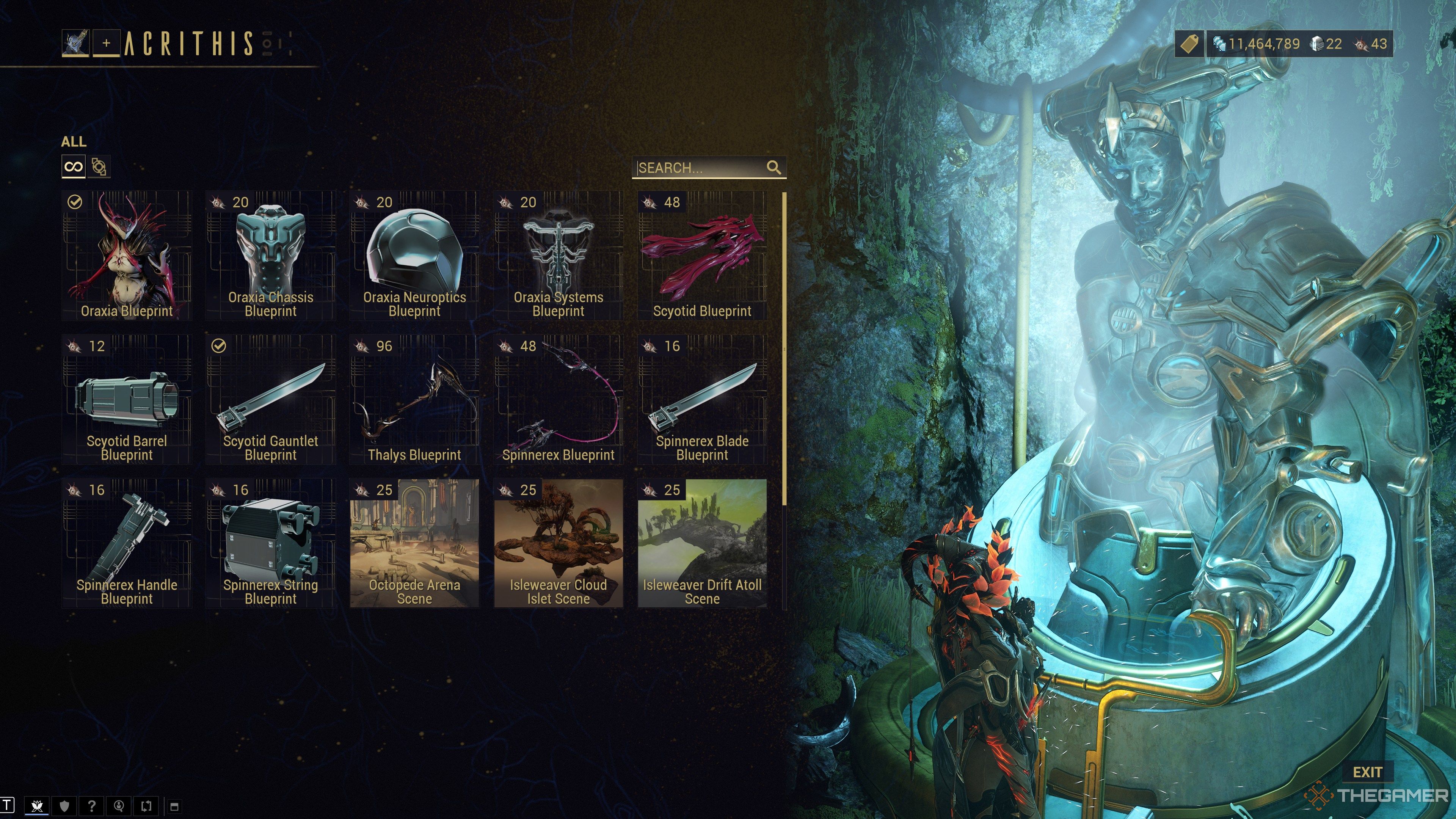 Warframe Scuttler Shop 2