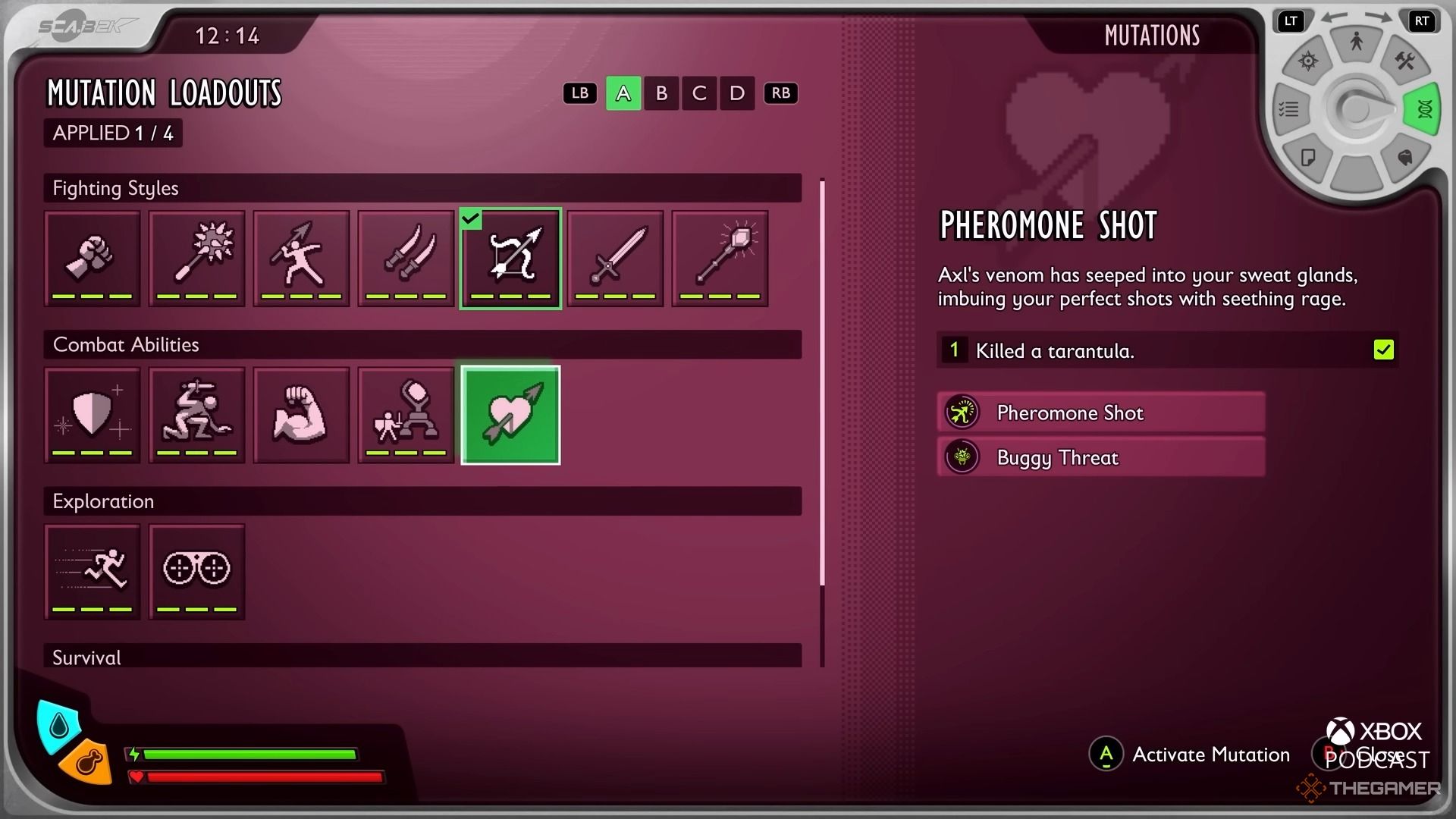 The Pheremone shot mutation in Grounded 2.