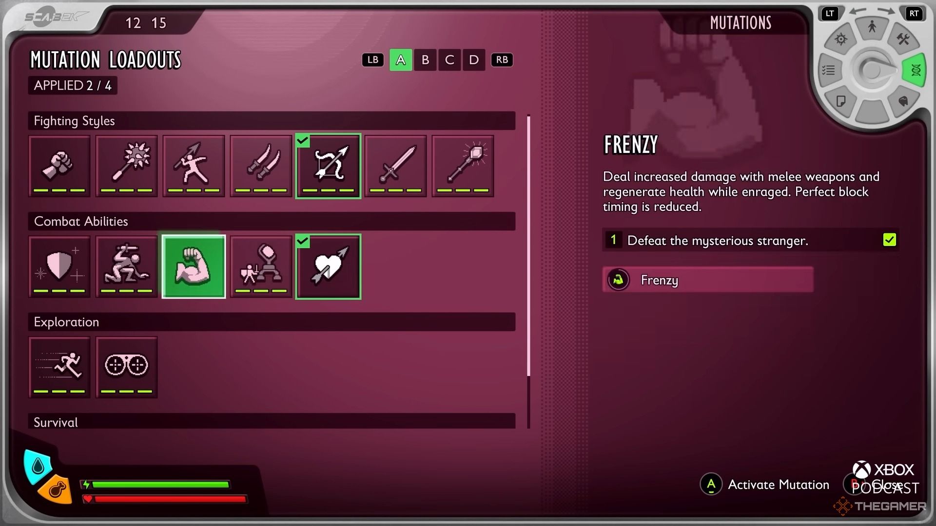 The Frenzy mutation in Grounded 2.