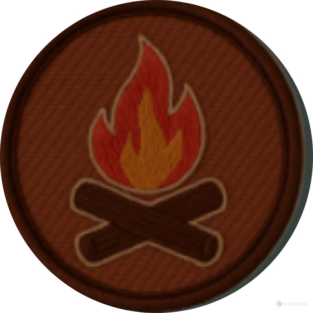 Cutout of a badge in Roblox: 99 Nights In The Forest.