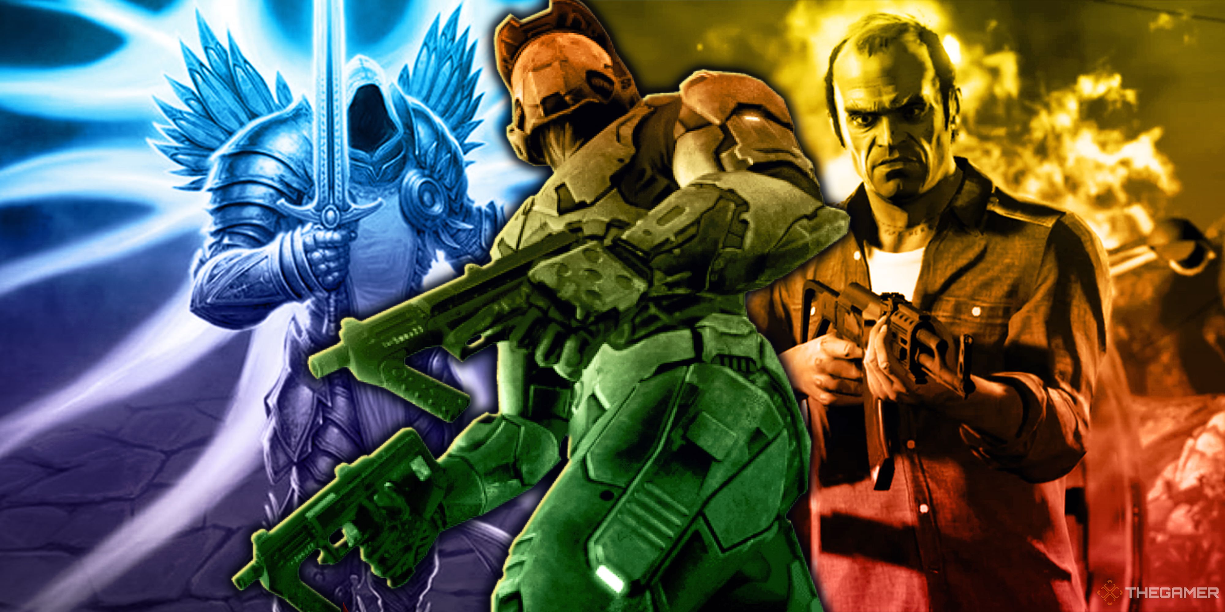 Diablo 3, Halo 2 and Grand Theft Auto 5.