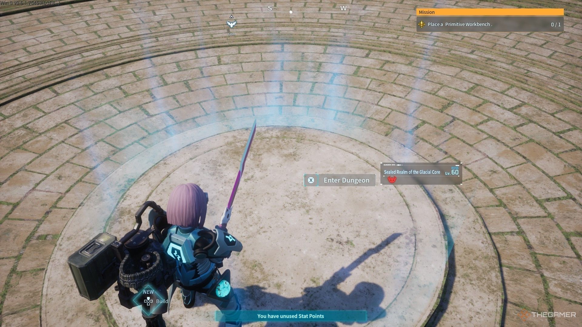 Sealed Realm of the Glacial Core in Palworld.