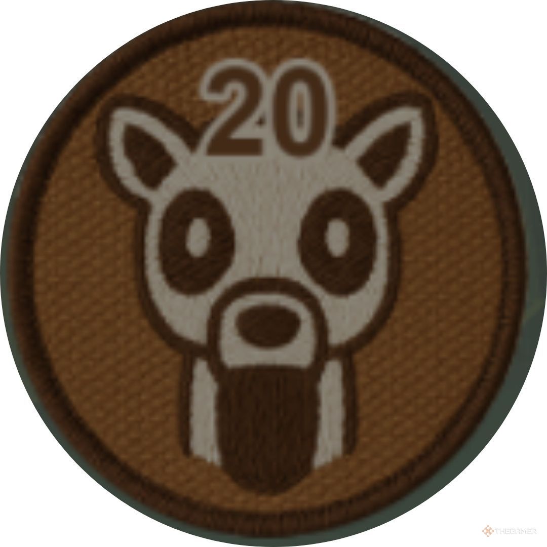 Cutout of a badge in Roblox: 99 Nights In The Forest.
