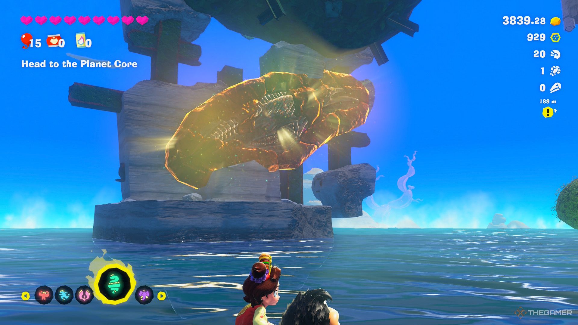 Extra Rare Fossil in Lagoon Layer of Donkey Kong Bananza