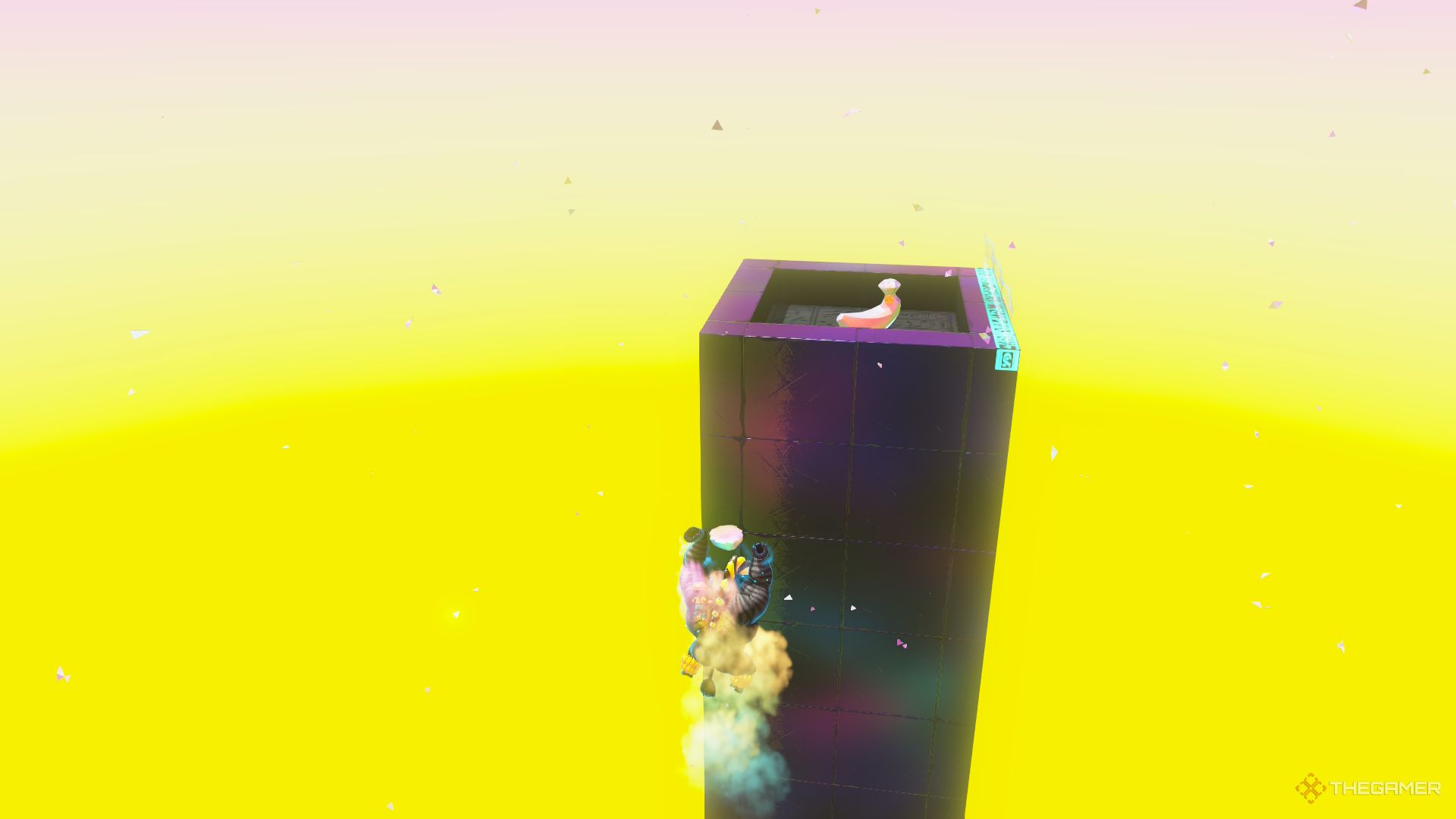 Using Liftoff Ore to reach the hidden banana in Liftoff Lope