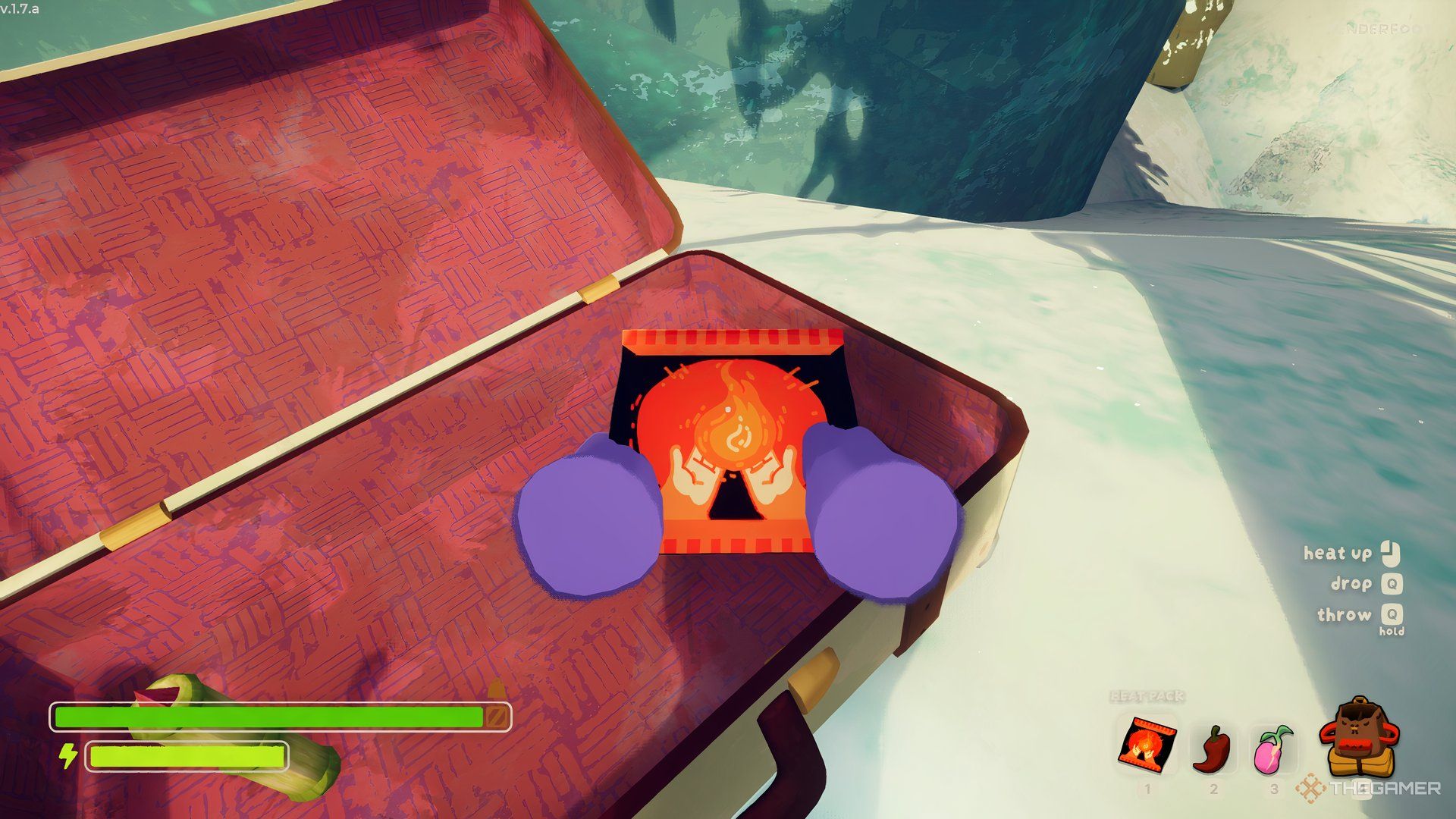 Holding A Heat Pack Found In The Alpine In Peak.