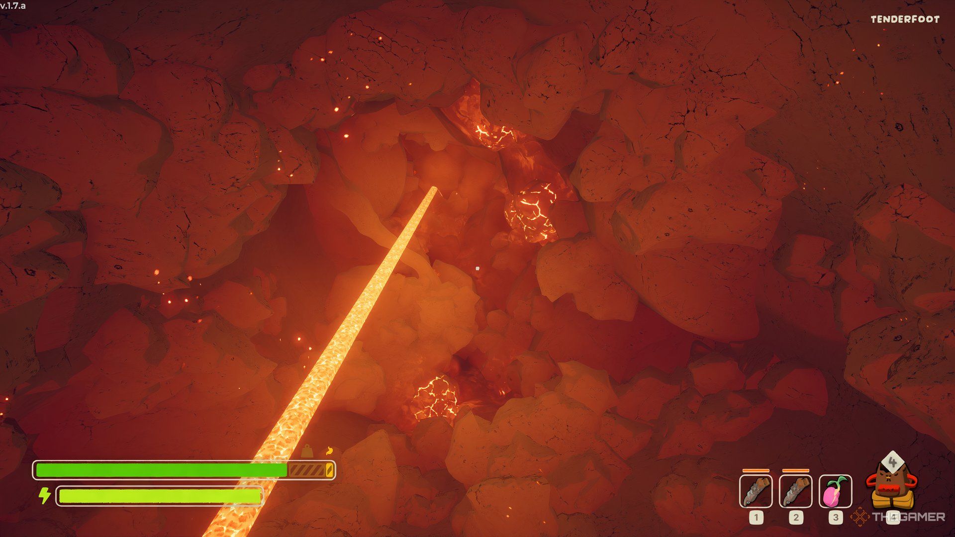 The Inside Of The Volcano Called The Kiln In Peak.
