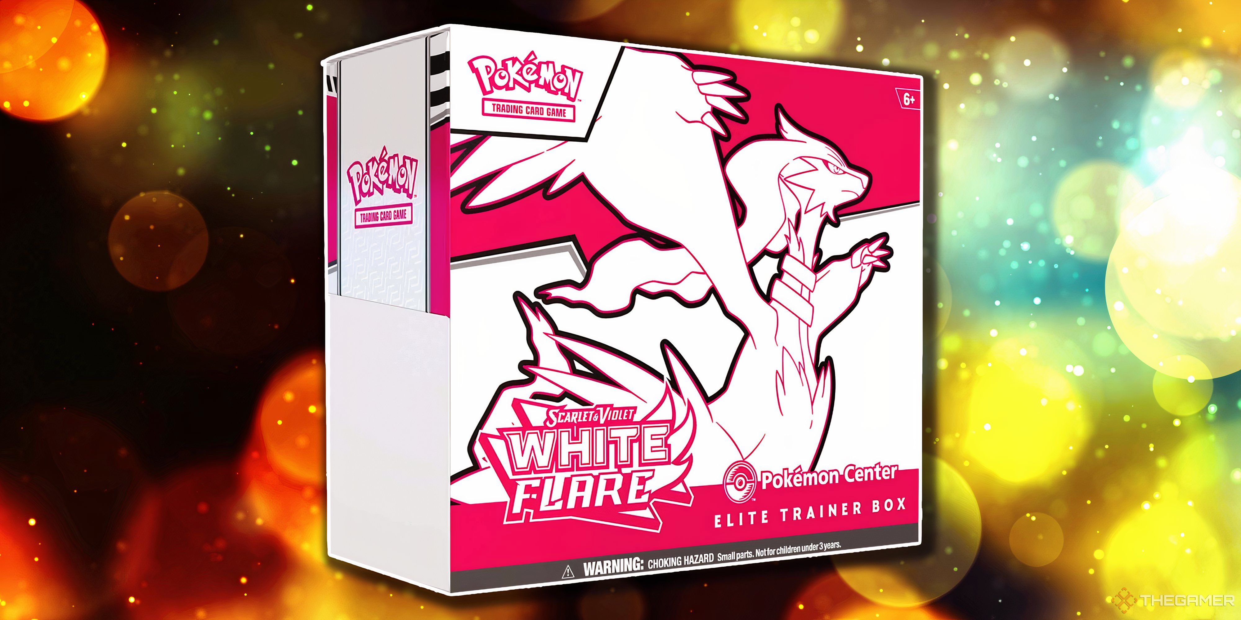 The Black Bolt & White Flare ETB from the Pokemon TCG.