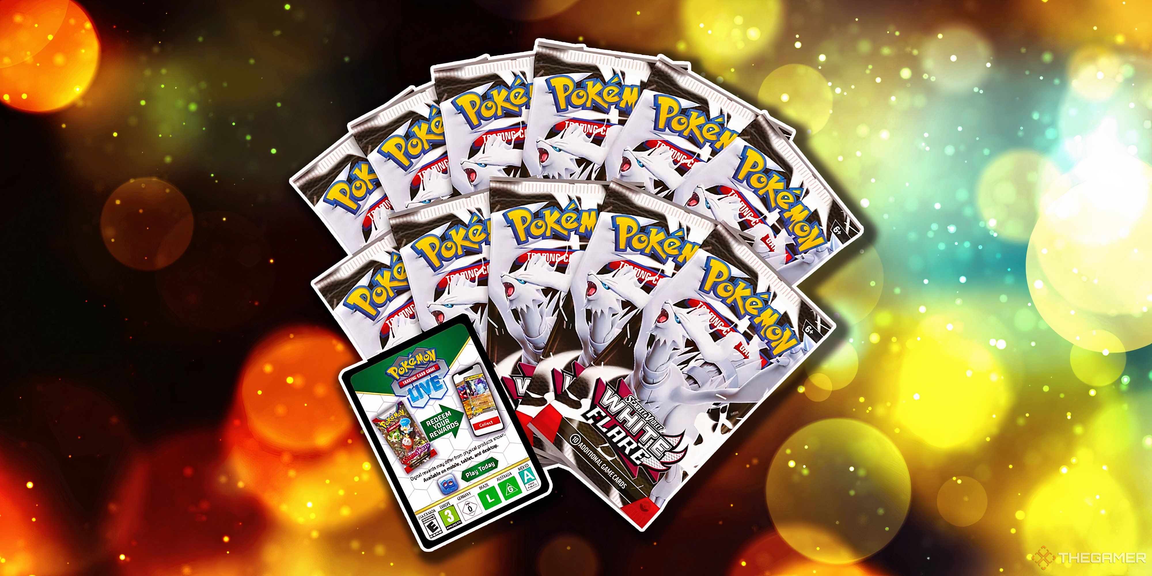 The Black Bolt & White Flare Loose Packs from the Pokemon TCG.