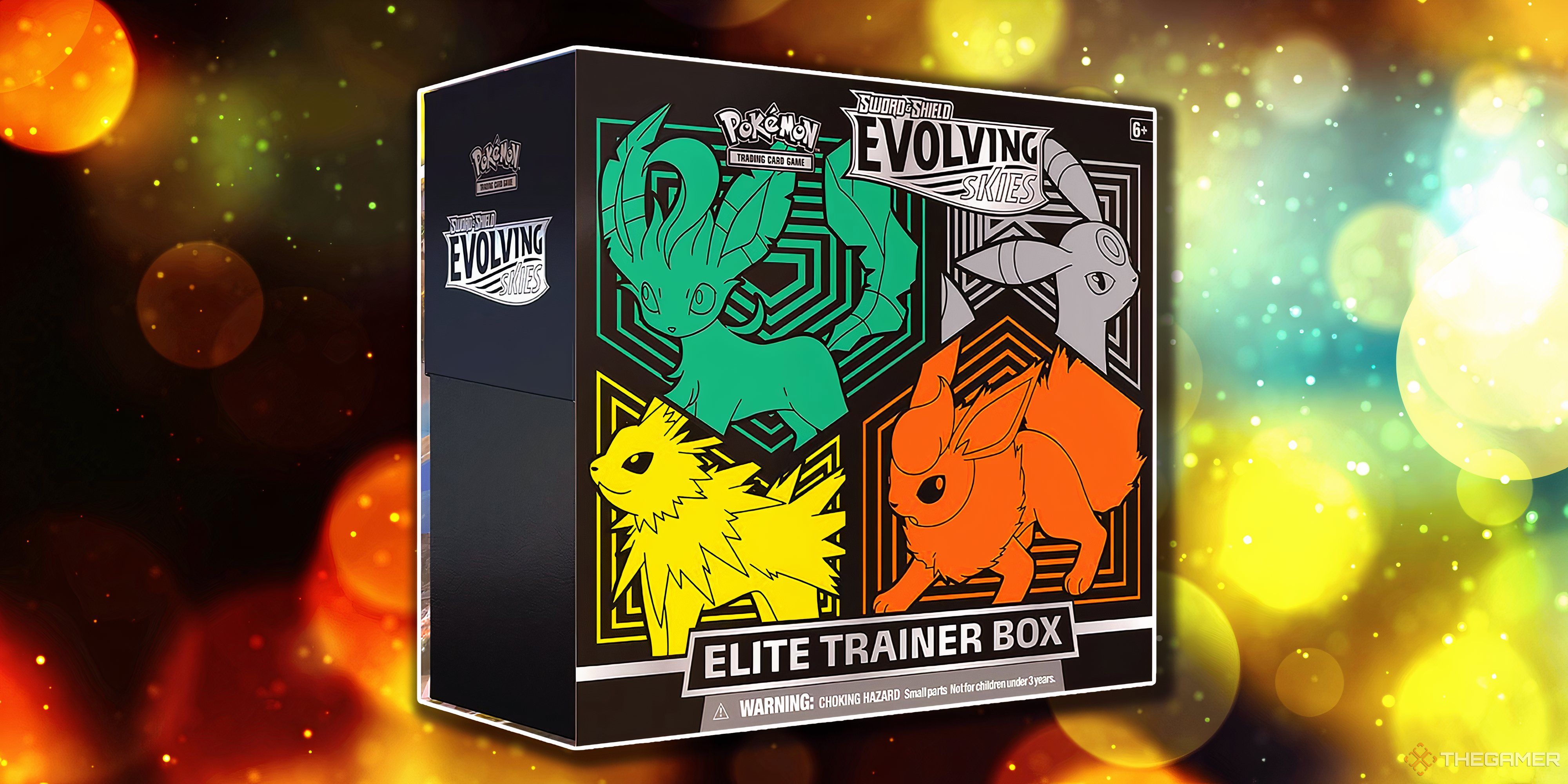 4-Pokemon TCG Evolving Skies Products Elite Trainer Box