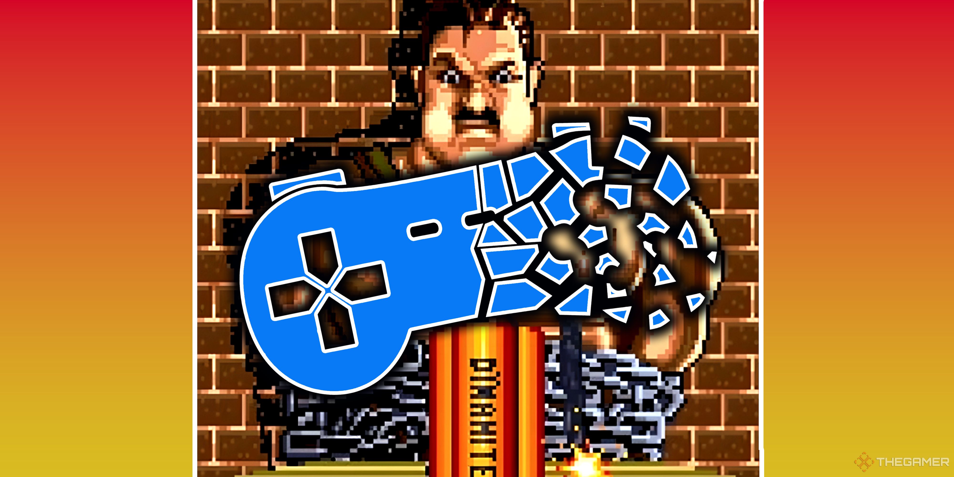 A guy blowing up a stick of dynamite with the Stop Killing Games logo overlaid on top of it.