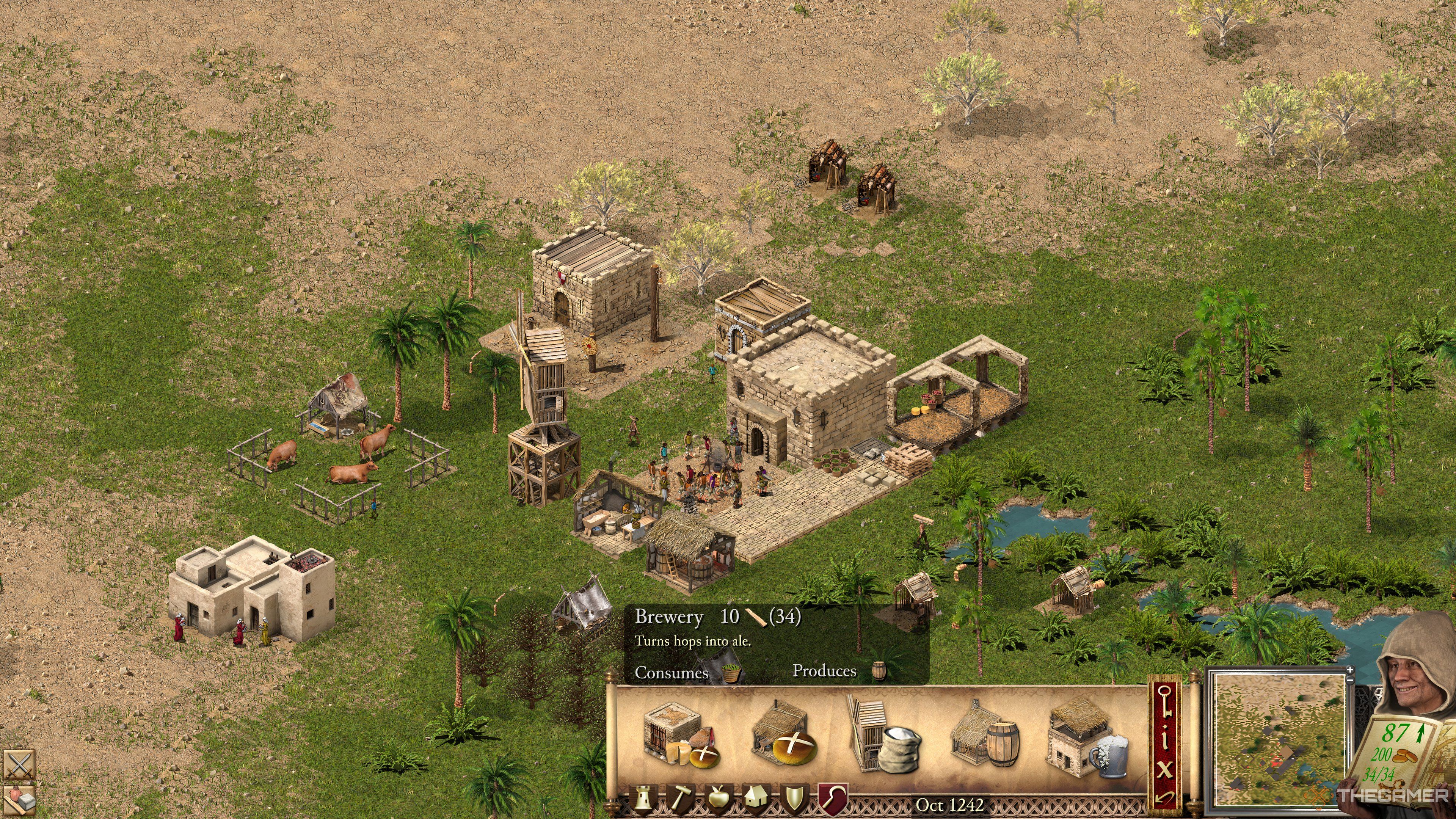 A brewery in Stronghold Crusader Definitive Edition.