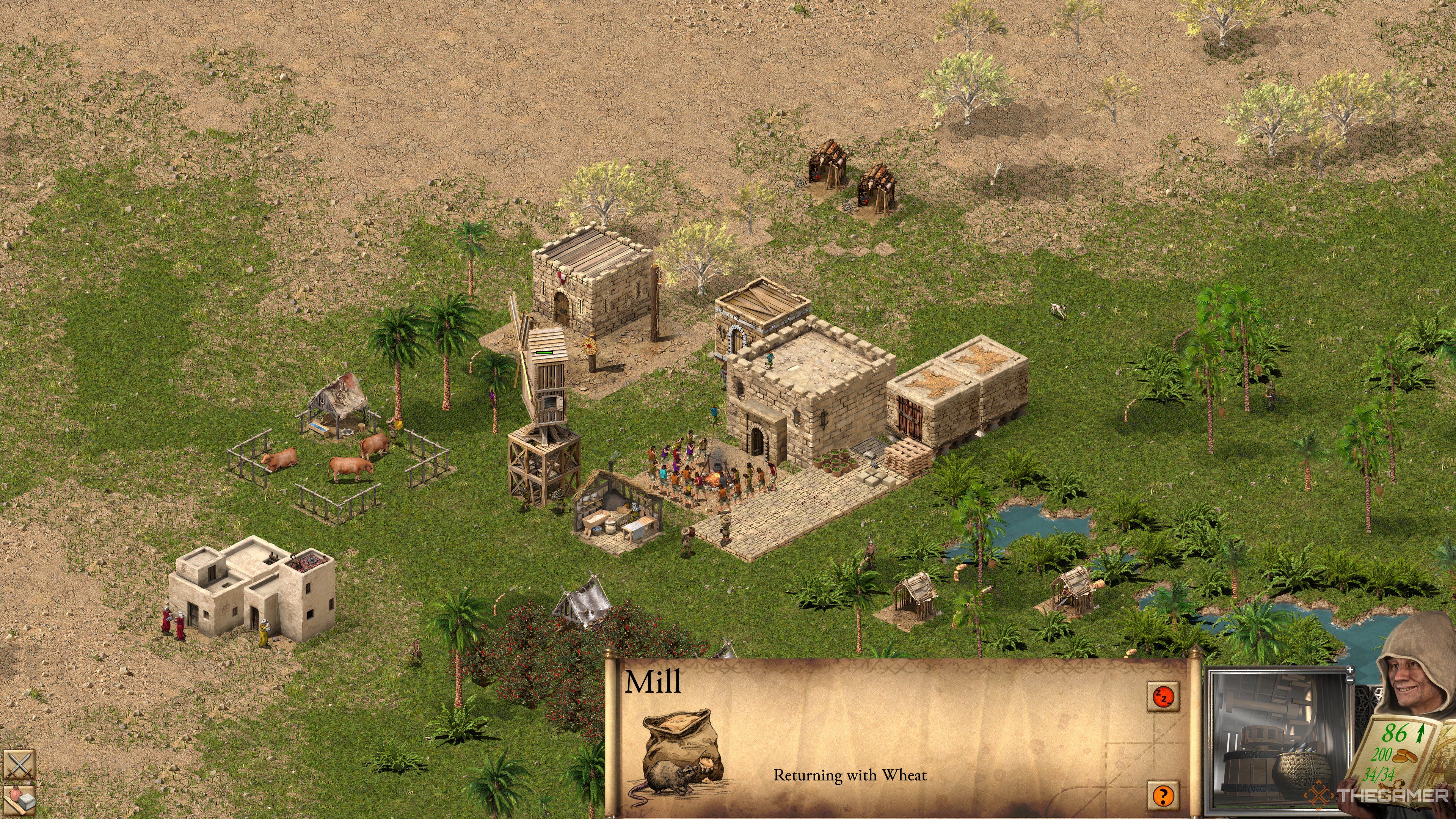 A Mill in Stronghold Crusader Definitive Edition.